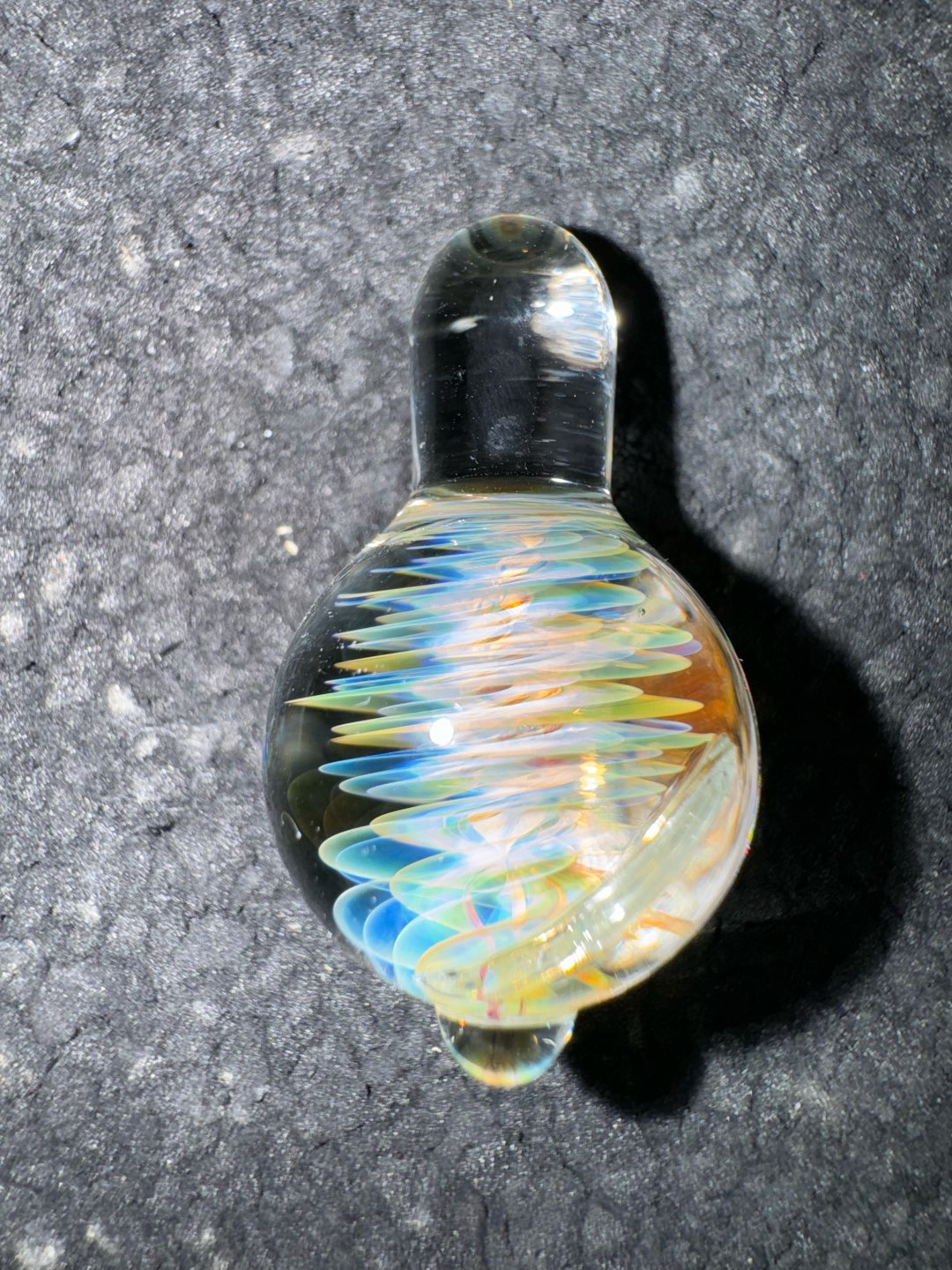 Preview pic of Fumed marble spinner cap