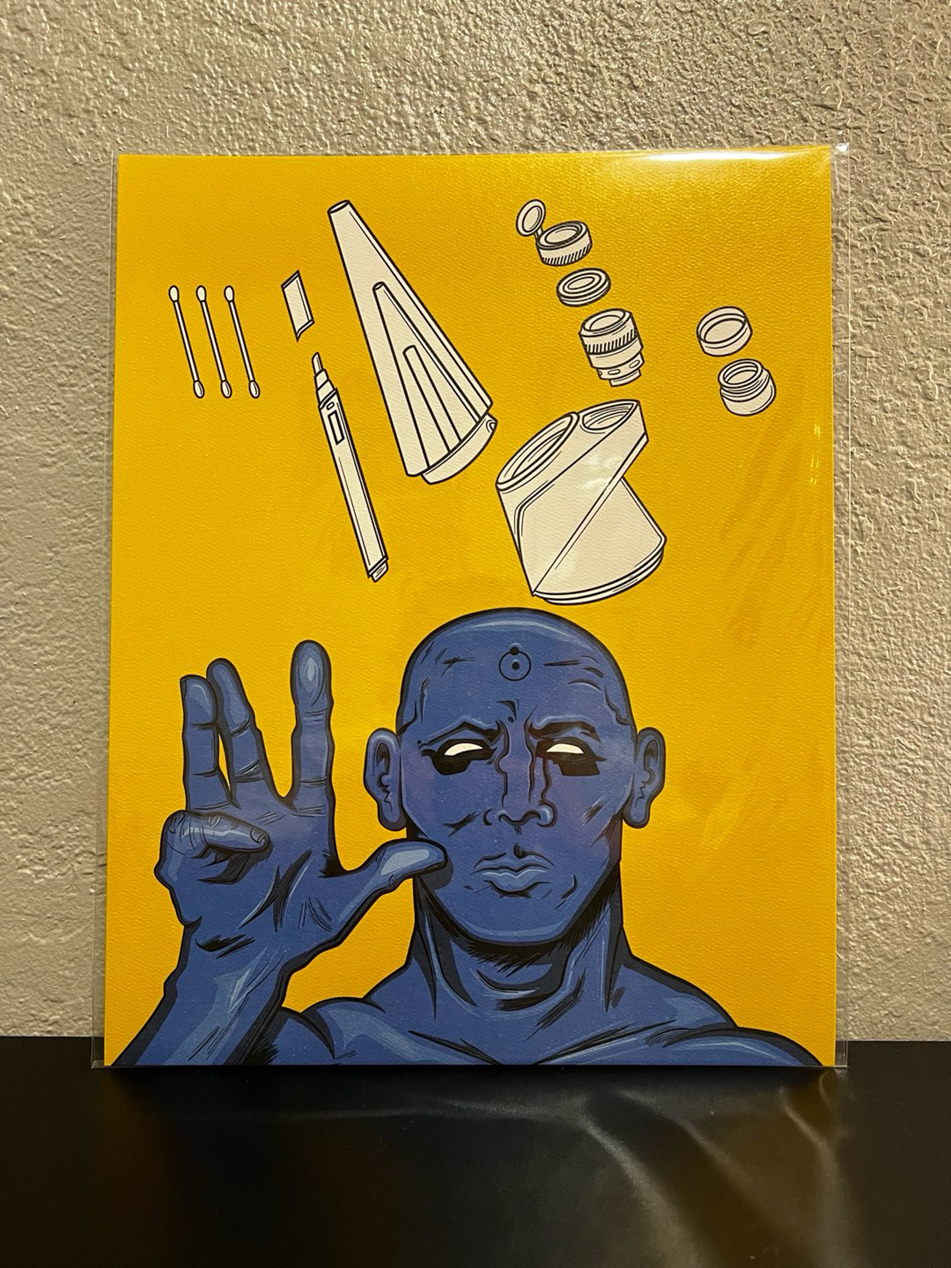 Preview pic of Dr.Manhattan puffco print