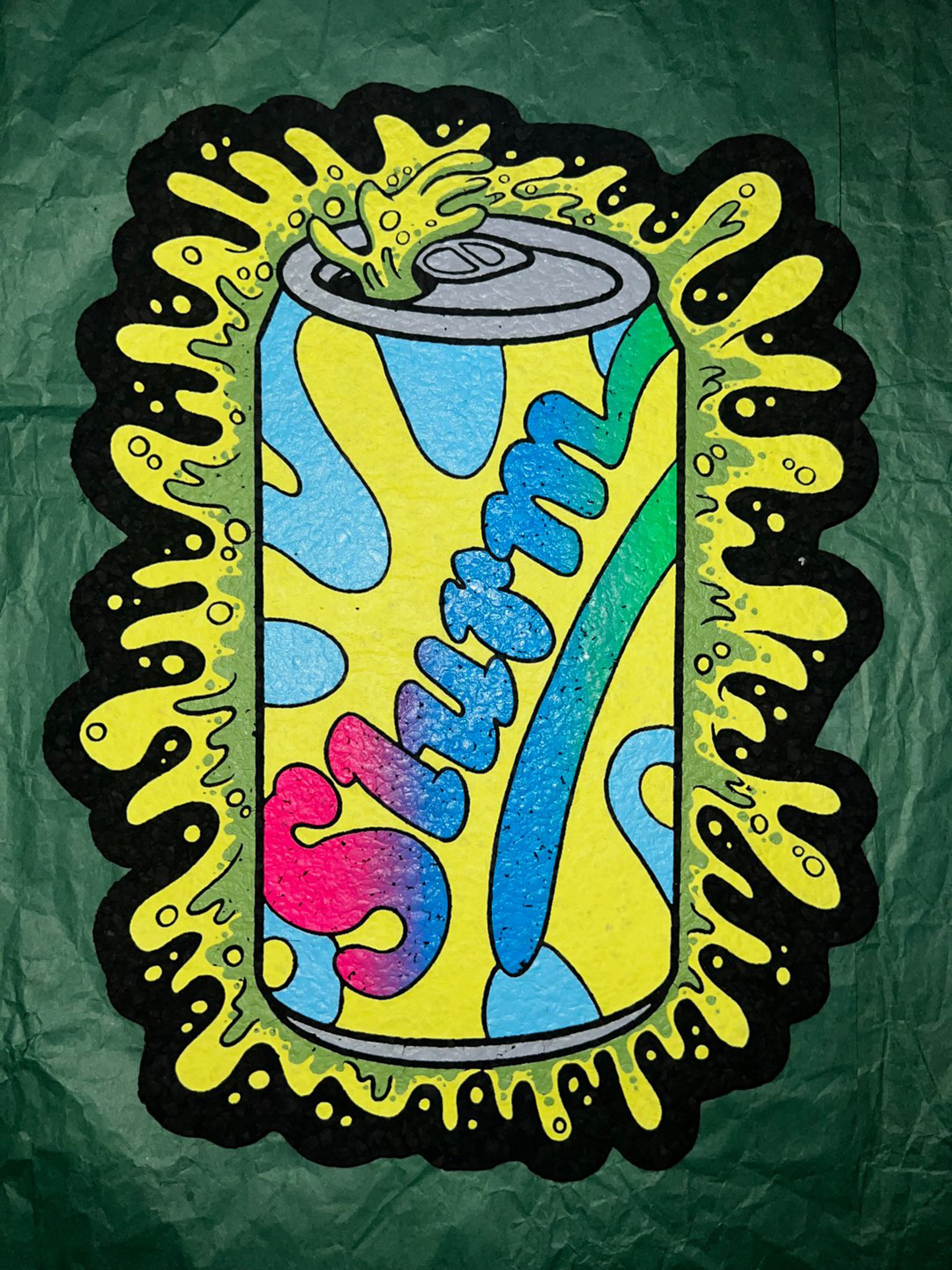 Preview pic of Slurm yellow dmc moodmat
