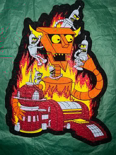 Preview pic of Robot devil moodmat dmc