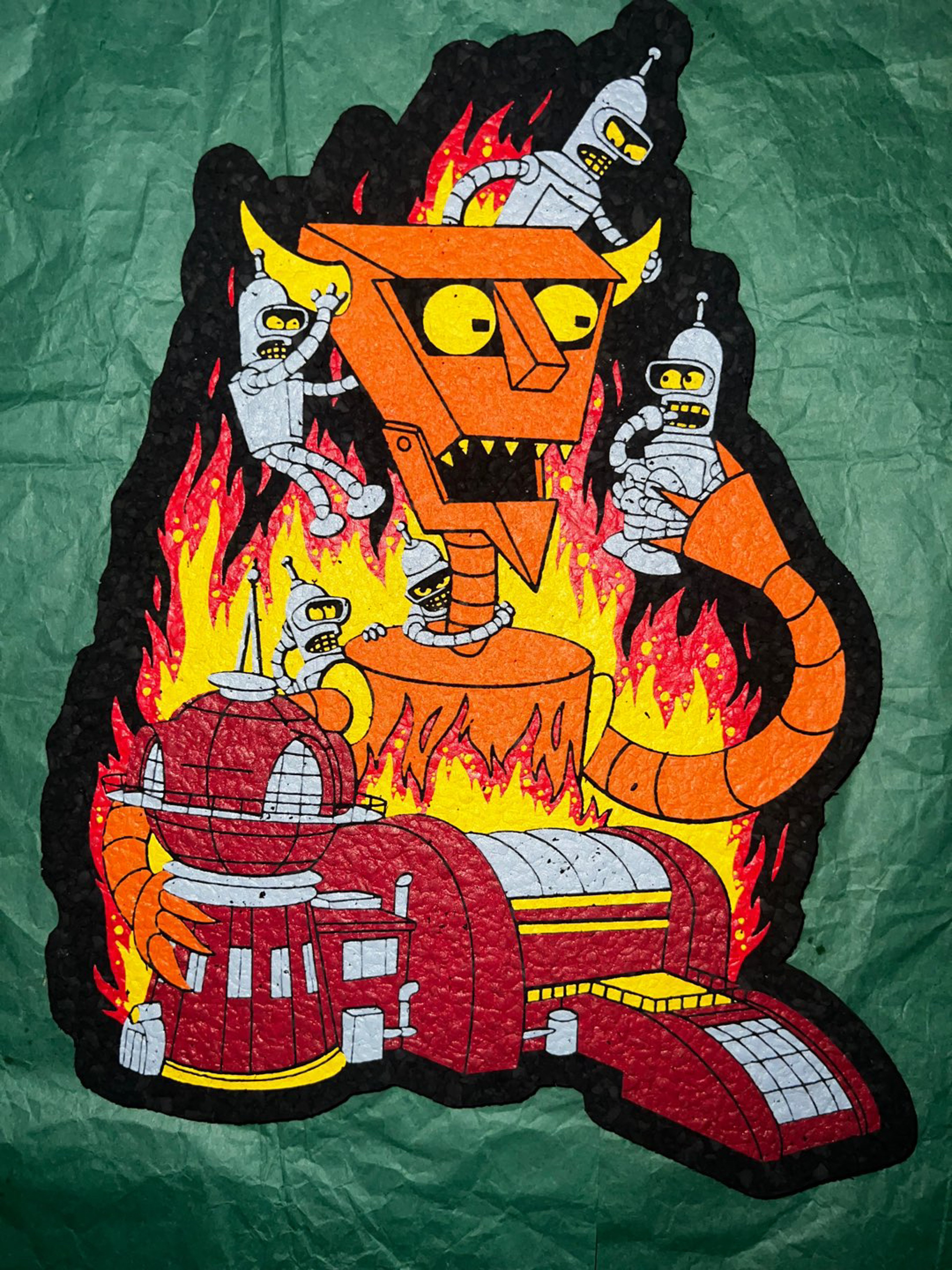 Preview pic of Robot devil moodmat dmc