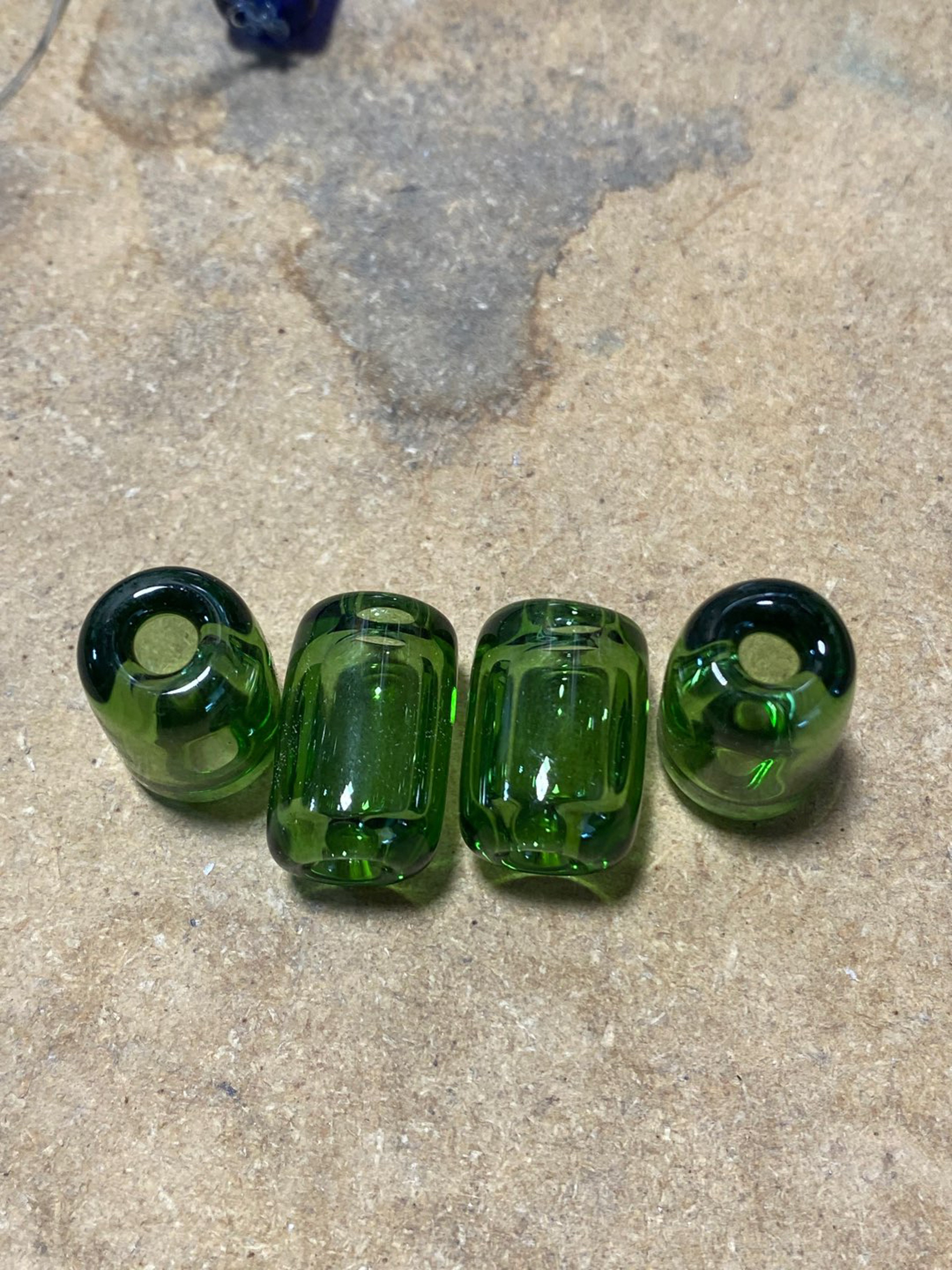 Preview pic of 12mm Green Glass Tips