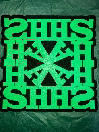 Preview pic of Green uv Hash moodmat