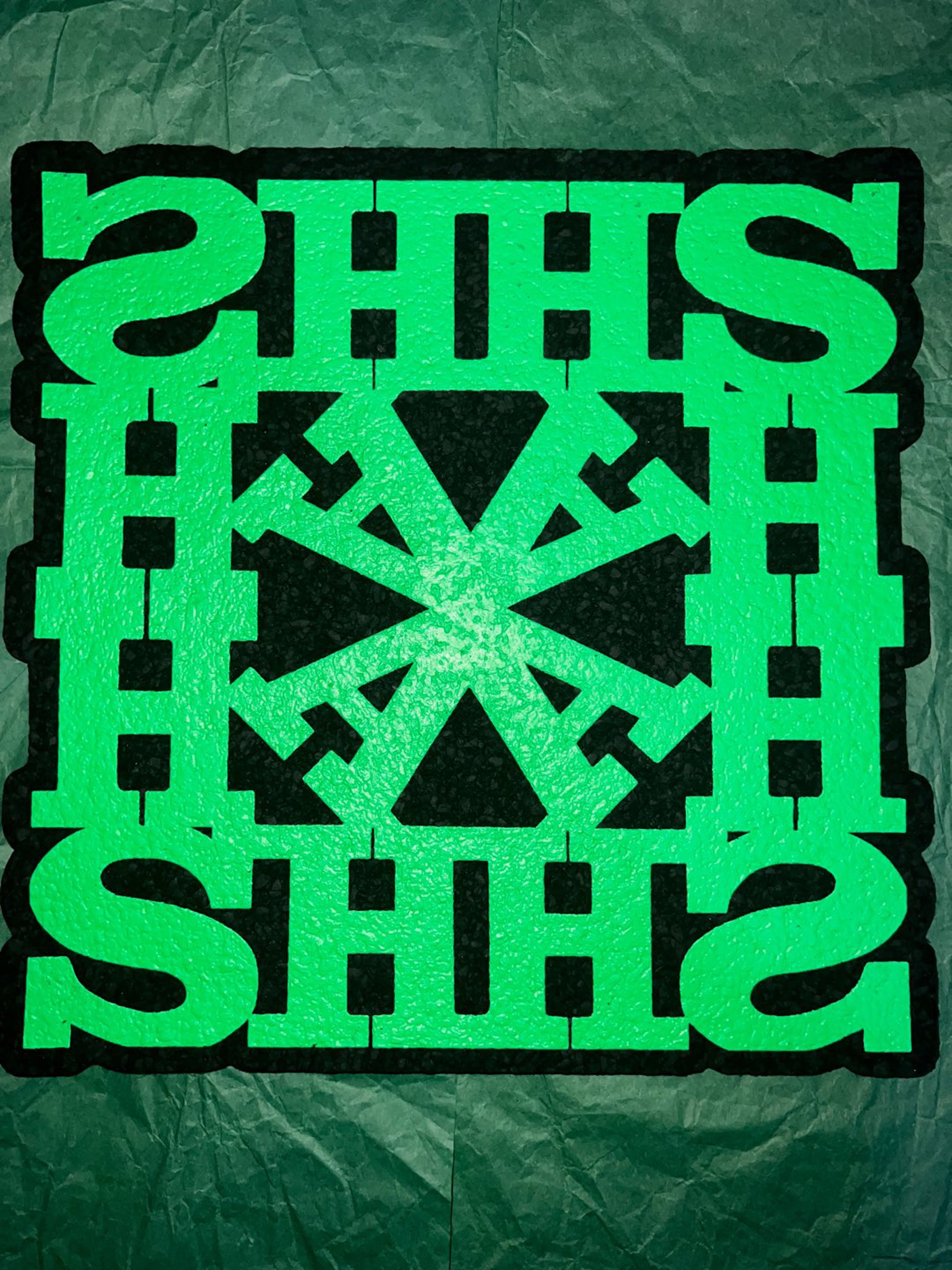 Preview pic of Green uv Hash moodmat