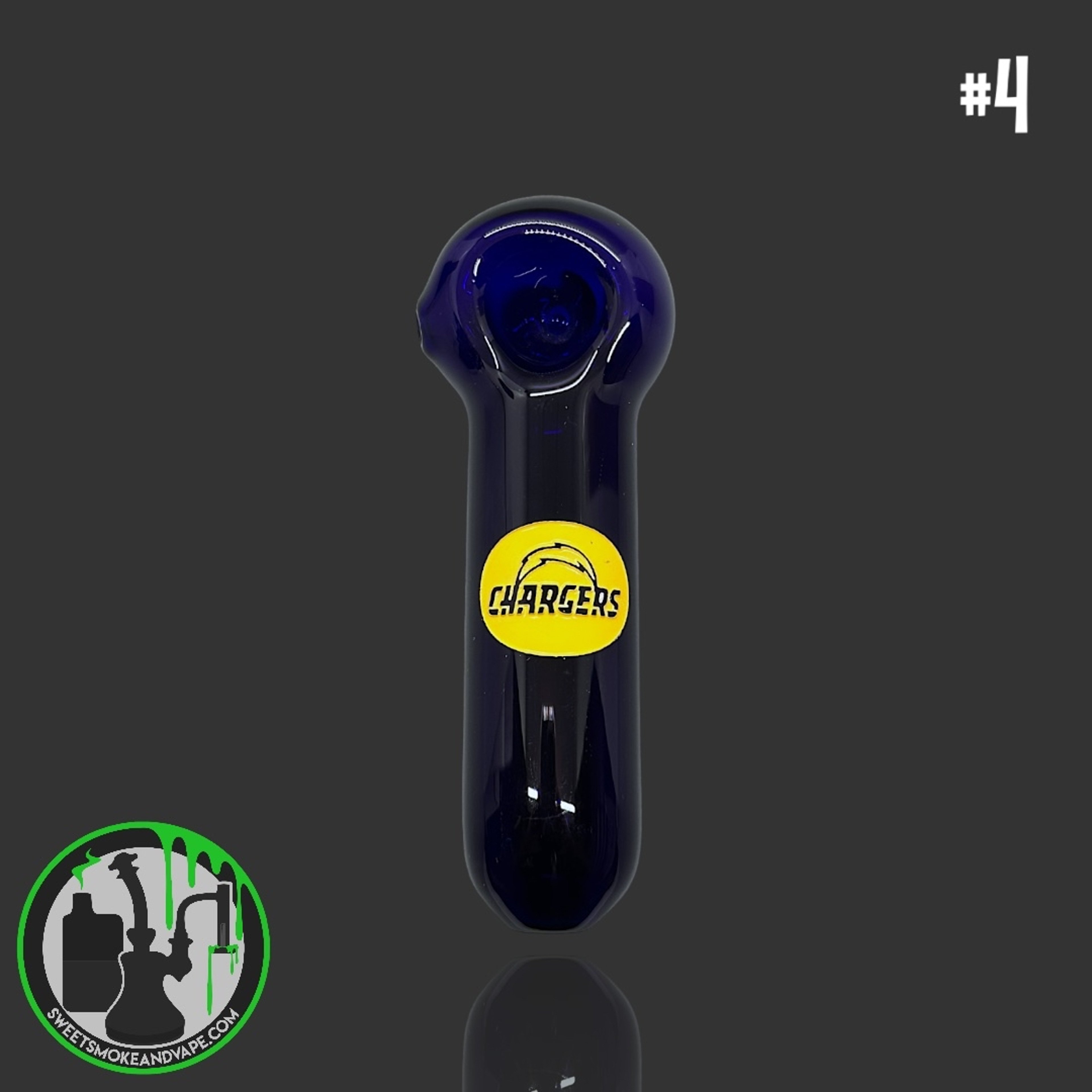 Preview pic of Daniel's Glass Art - Spoon Dry Pipe (Chargers) #4