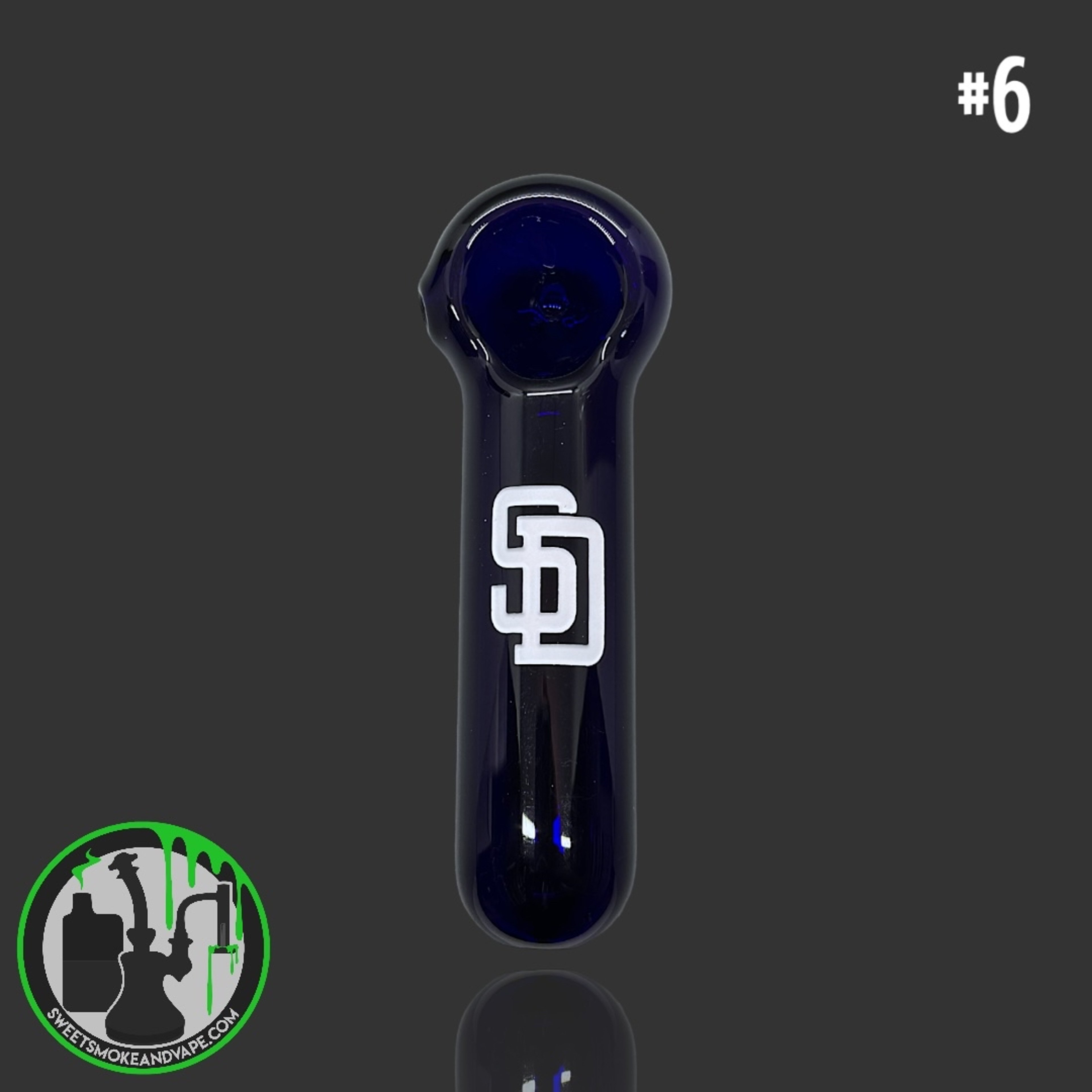 Preview pic of Daniel's Glass Art - Spoon Dry Pipe (SD) #6