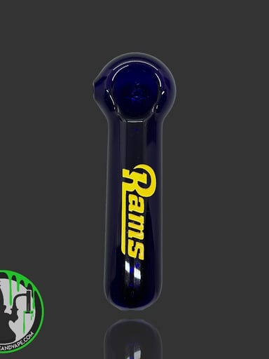Preview pic of Daniel's Glass Art - Spoon Dry Pipe (Rams) #8