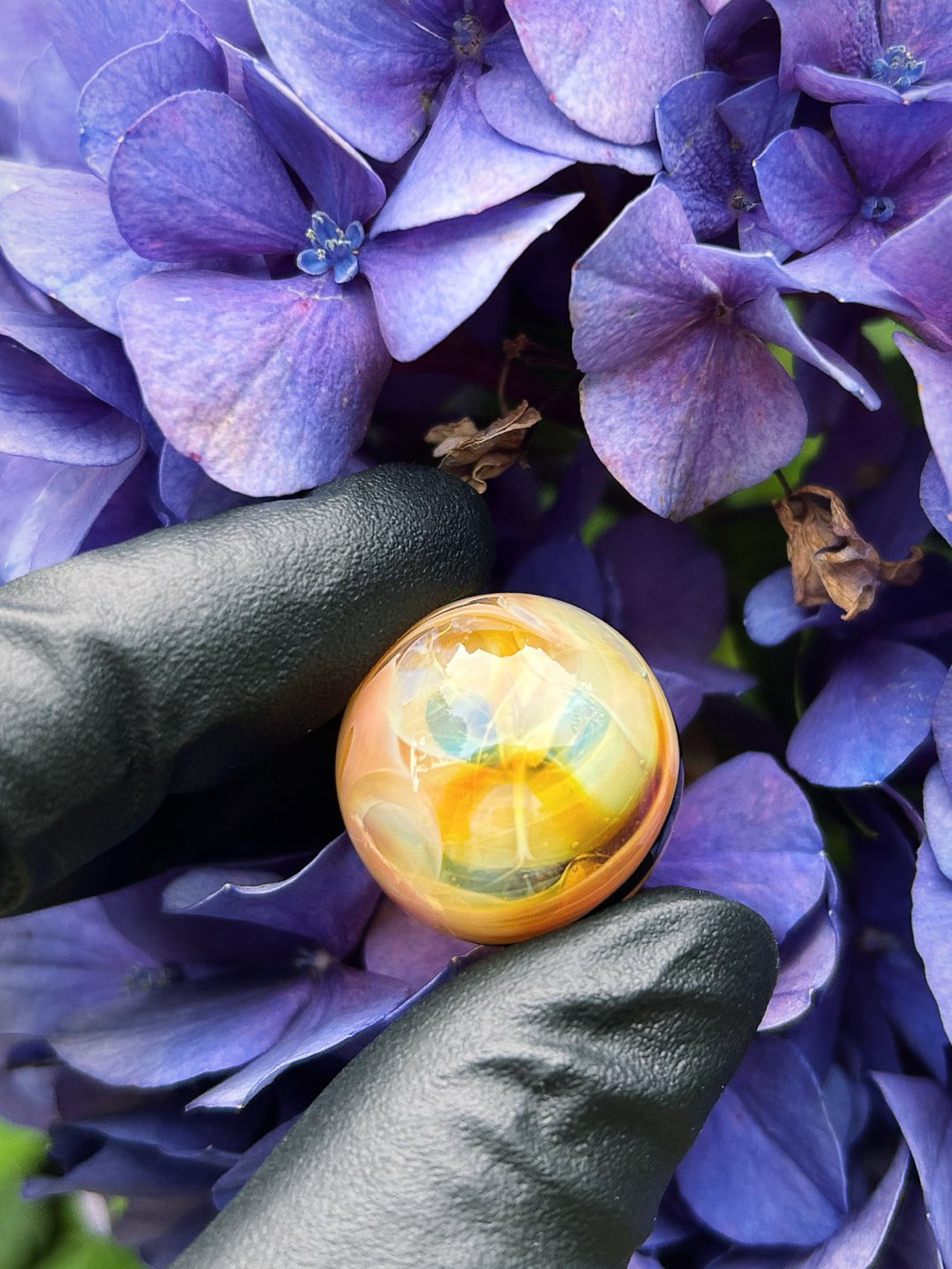 Preview pic of Marvinsglass024 Fumed spiral marble 💯