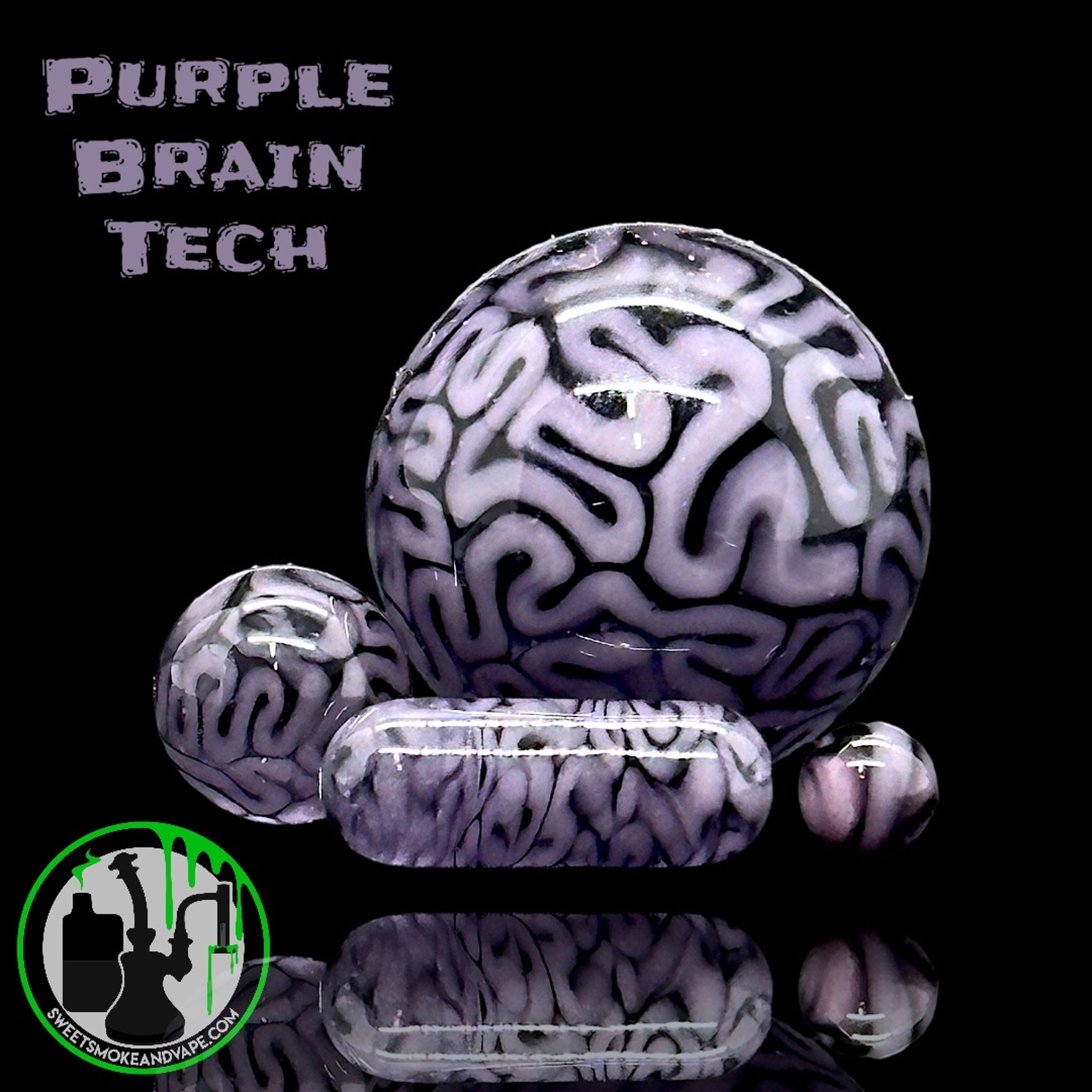 Preview pic of Algae - 4-Piece Brain Tech Slurper Set (Purple)