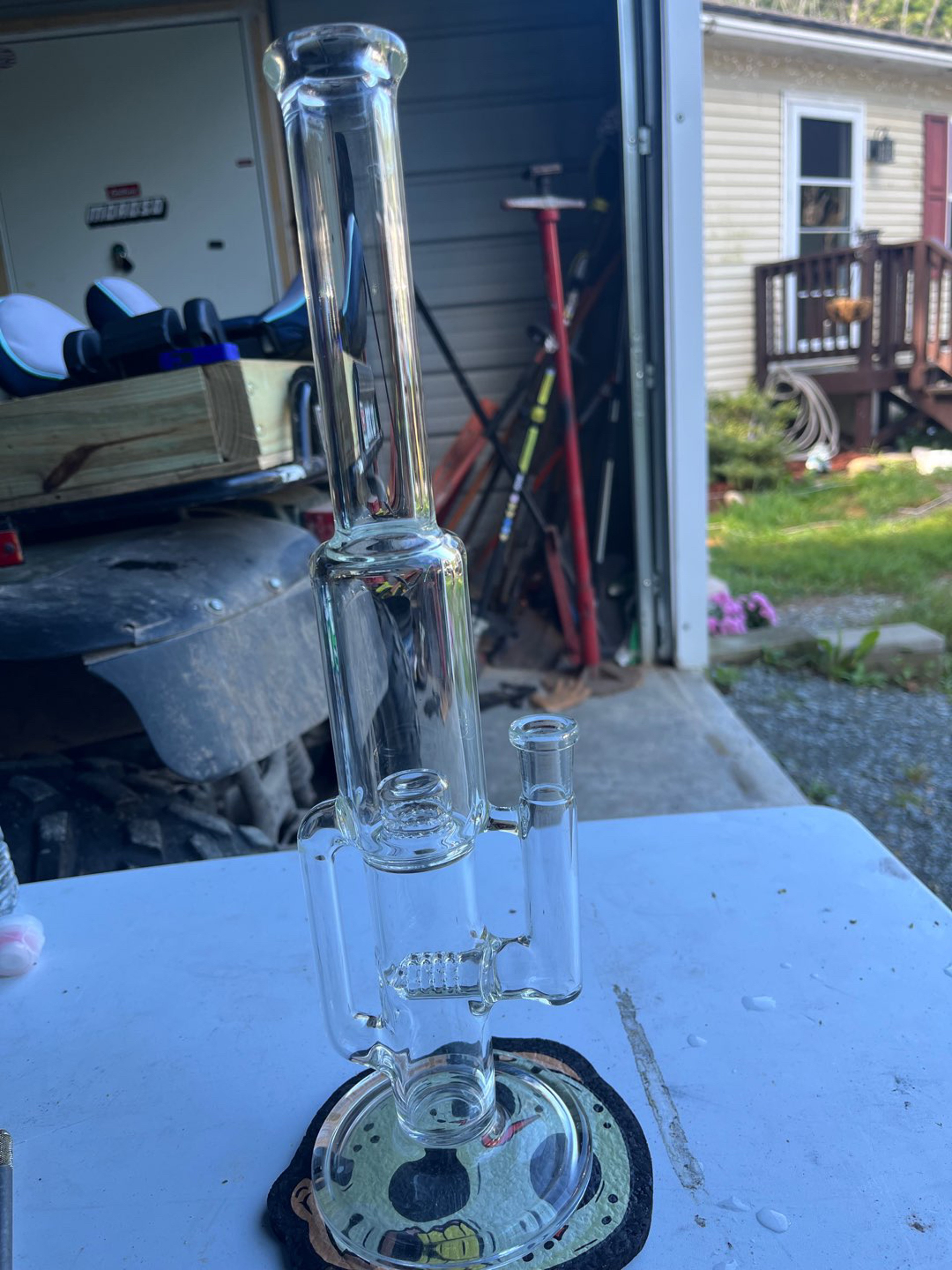 Preview pic of Uzzi glass stemline to 360 grid cap cycler