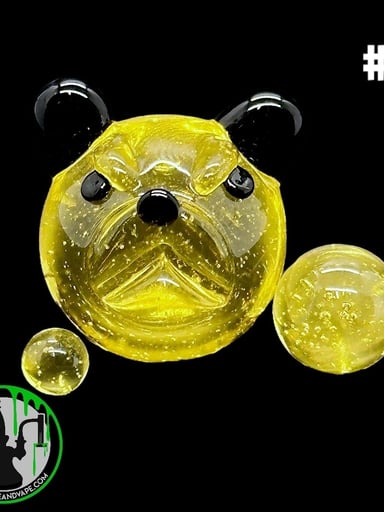 Preview pic of J Creature Glass X Bear Quartz - Marble Set (Plasma) #3
