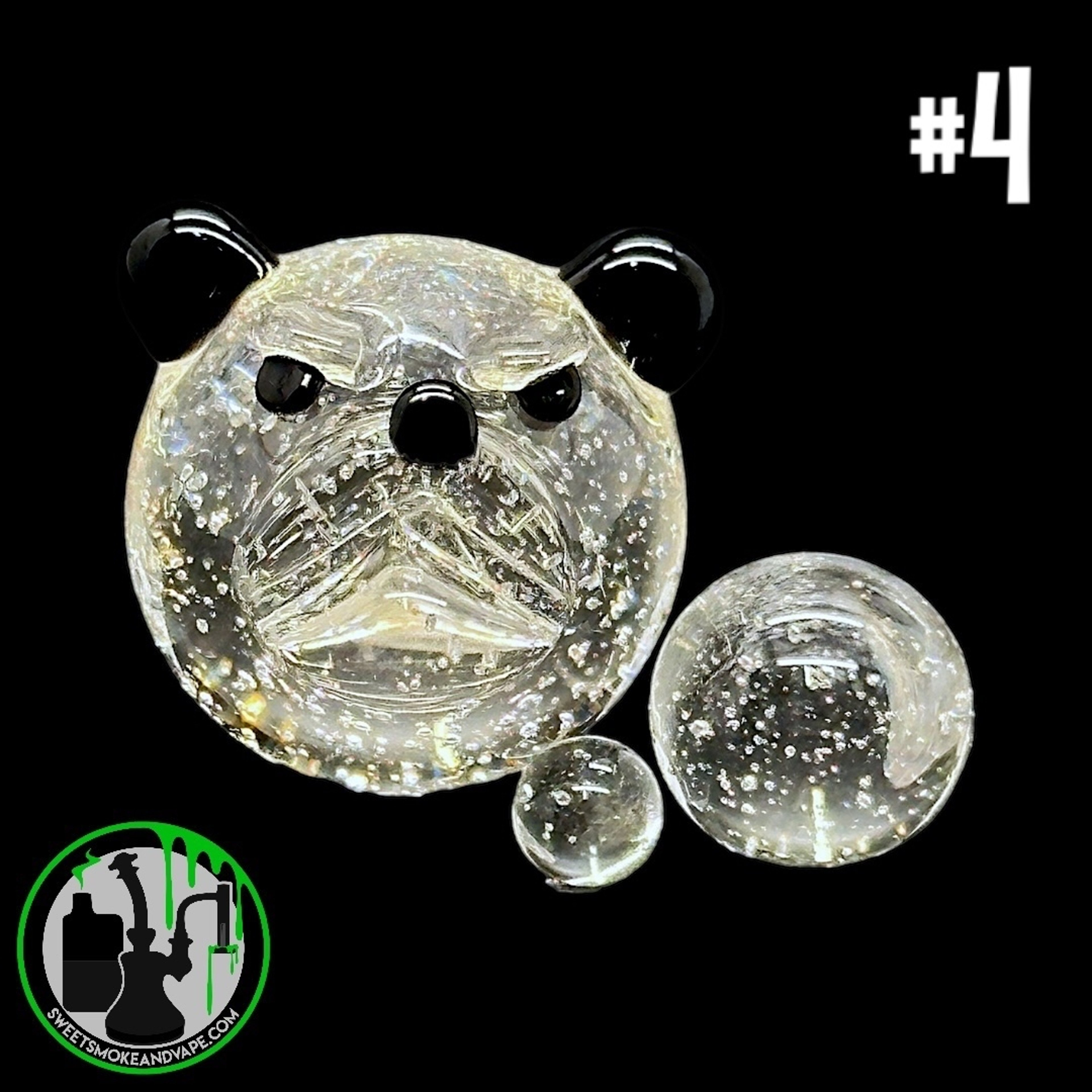 Preview pic of J Creature Glass X Bear Quartz Collab (Blue-V) #4