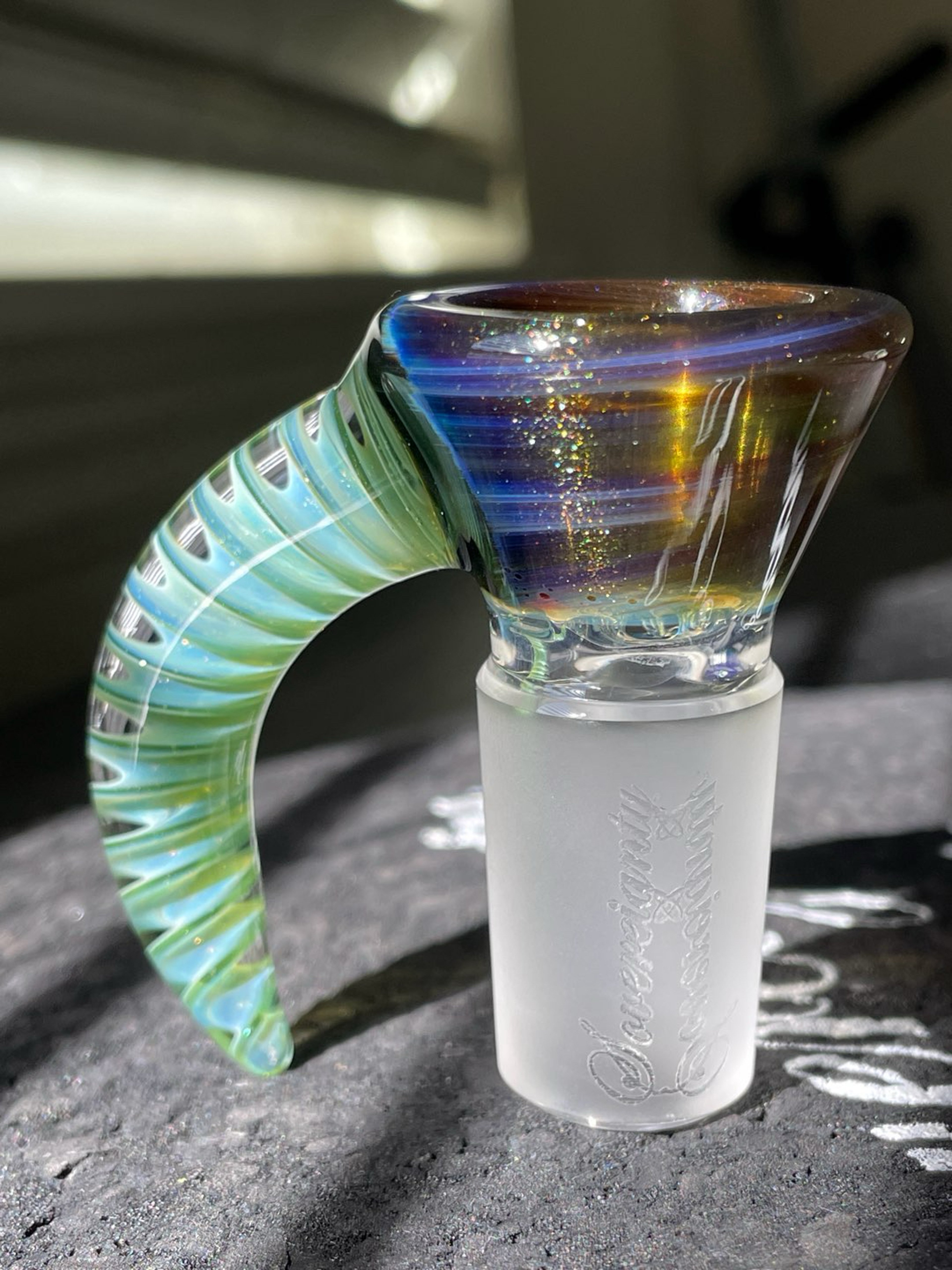 Preview pic of Mystery Aventurine Sovereignty Glass FA Slide