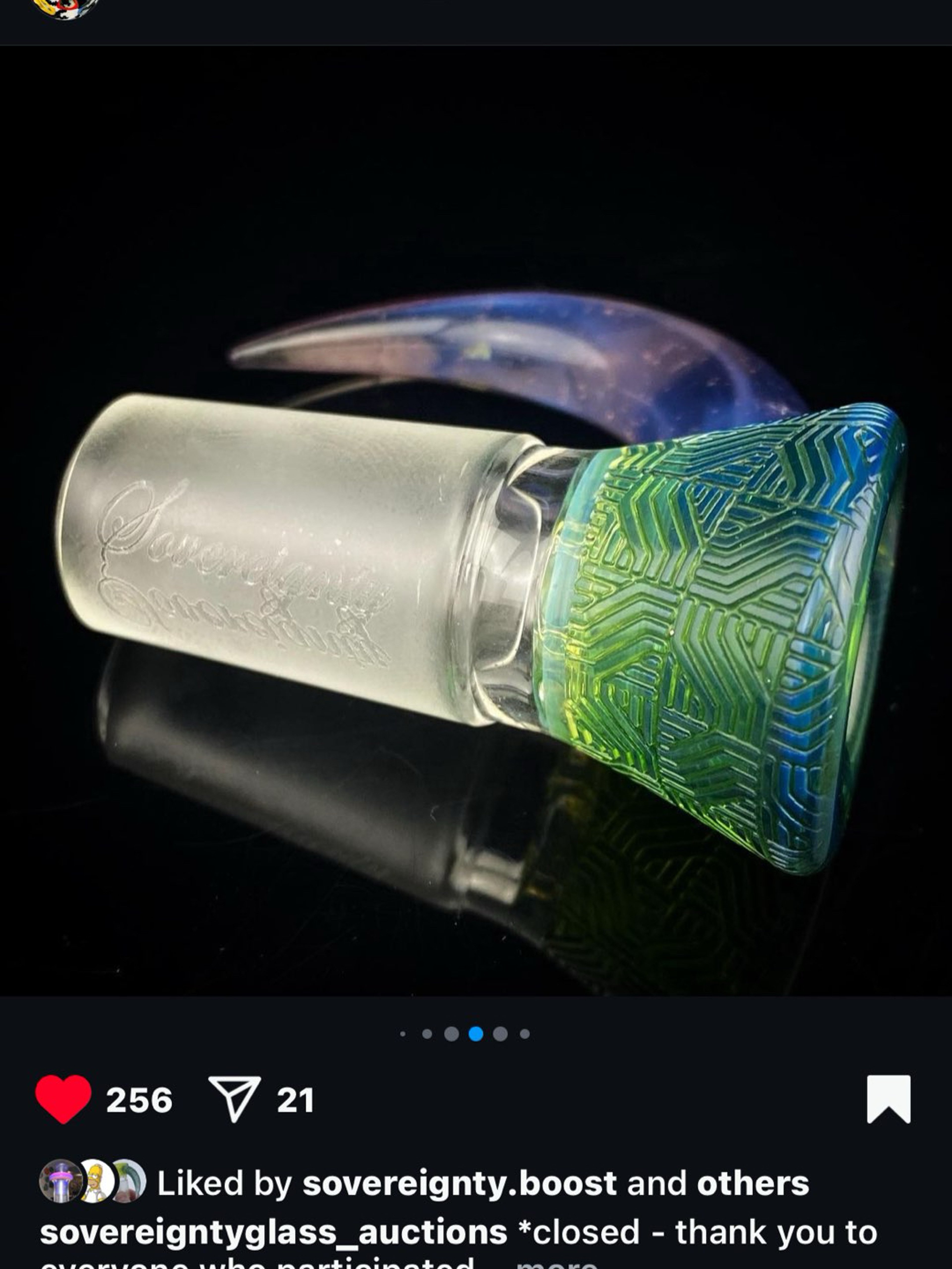 Preview pic of Sovereignty Glass FA Coldwork Auction Slide