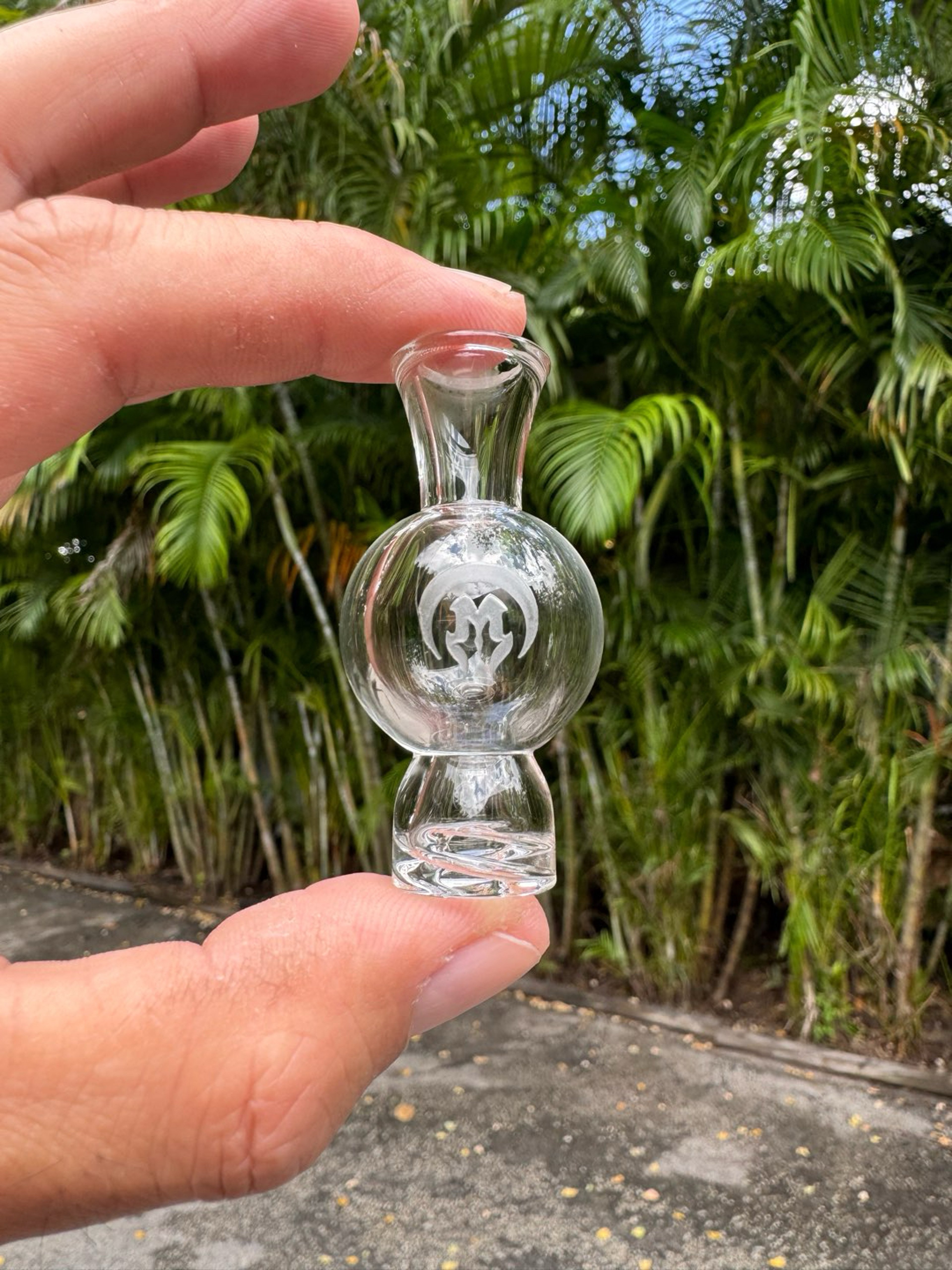 Mothership Glass - Clear Bubble Cap image 0