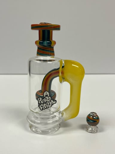 Preview pic of Boro Farms Glass Puffco Peak or Peak Pro top with cap