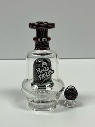 Preview pic of Boro Farms Glass Puffco Peak or Peak Pro top with cap