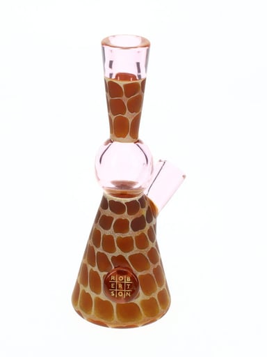 Preview pic of Robertson Glass Pink Giraffe Mini Tube