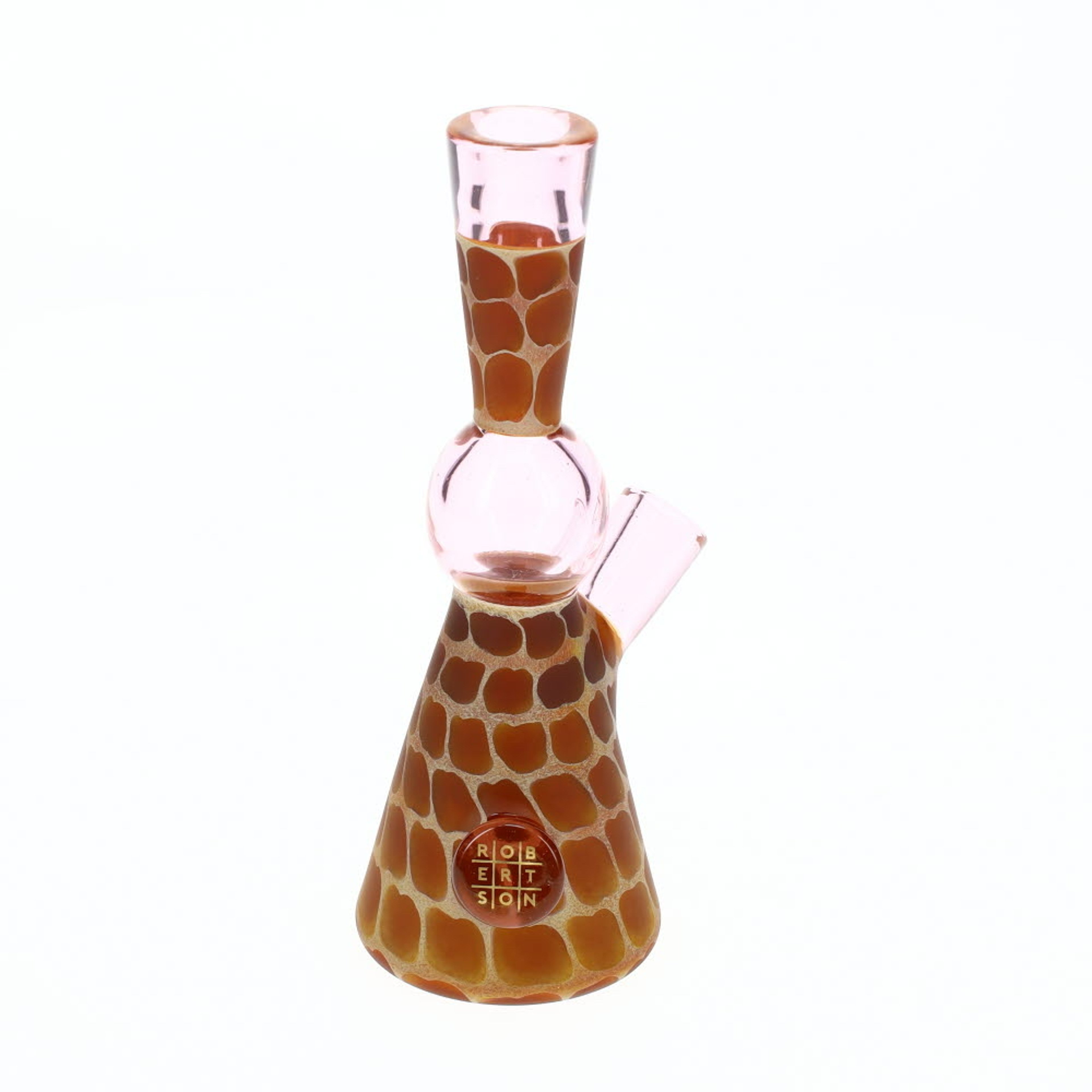 Preview pic of Robertson Glass Pink Giraffe Mini Tube