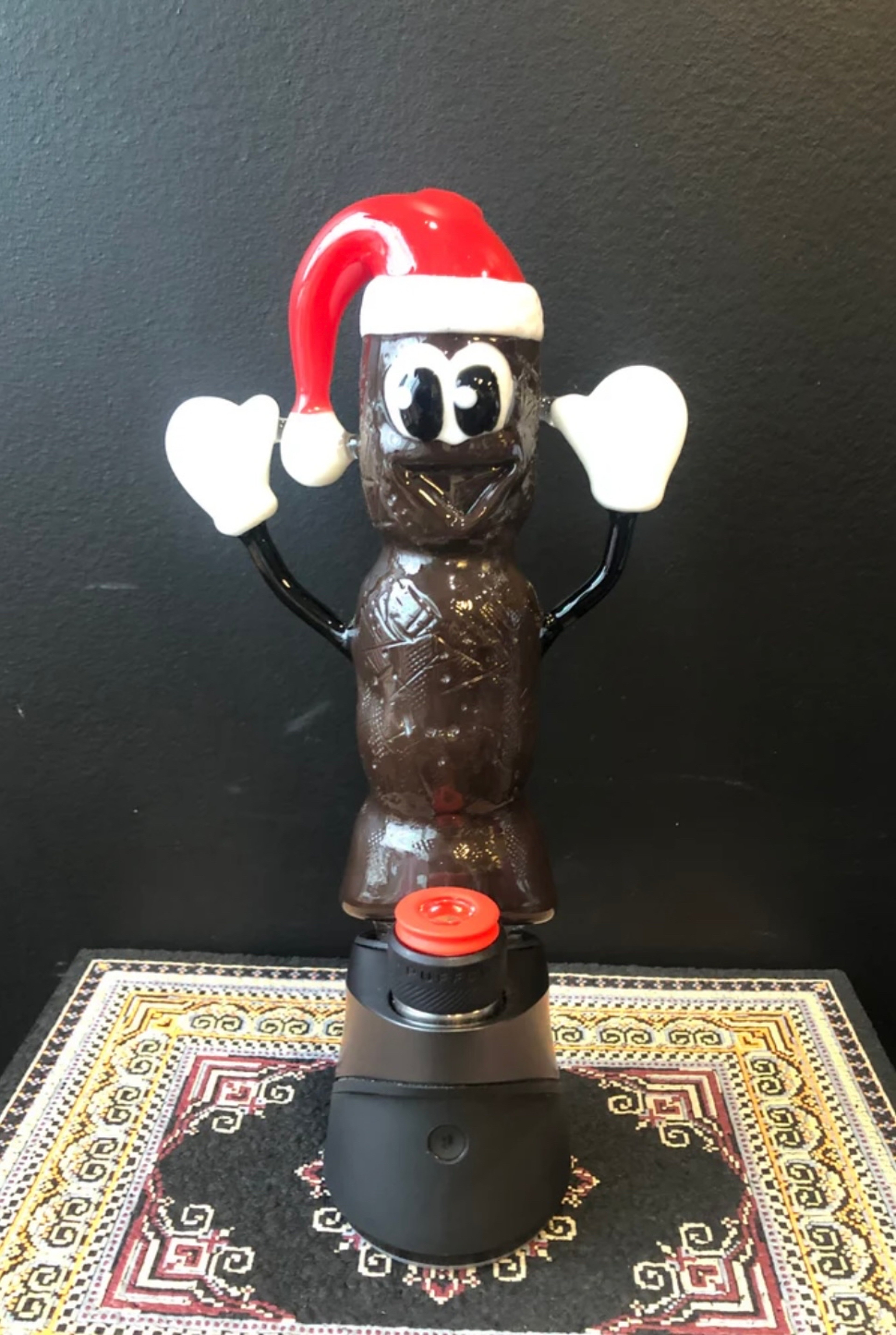 Preview pic of Daniels Glass Art Mr Hanky the Christmas Poo Puffco Peak or Peak Pro top