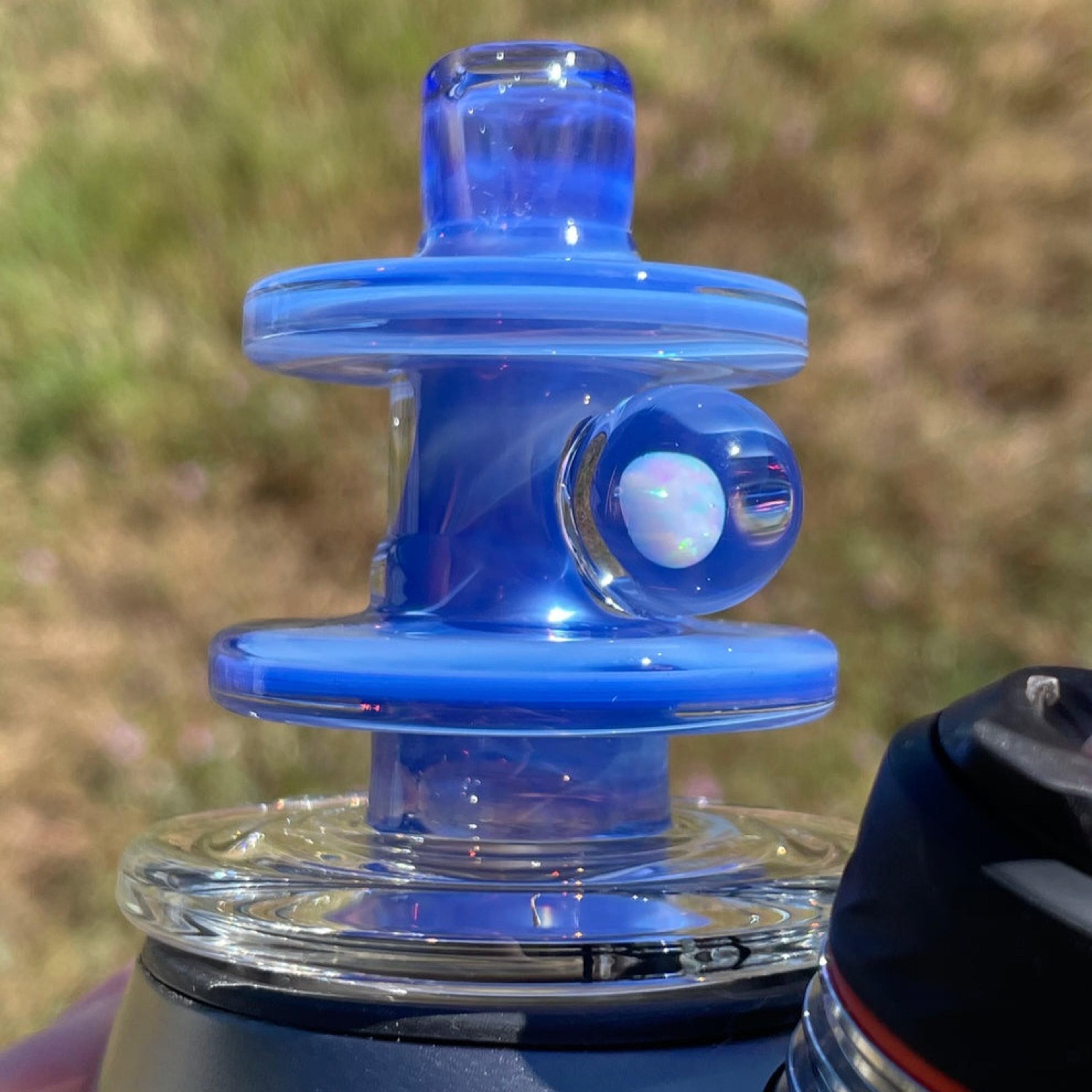 Preview pic of OctoGlass Double Stack w/Opal (Puffco Peak Dry Top)