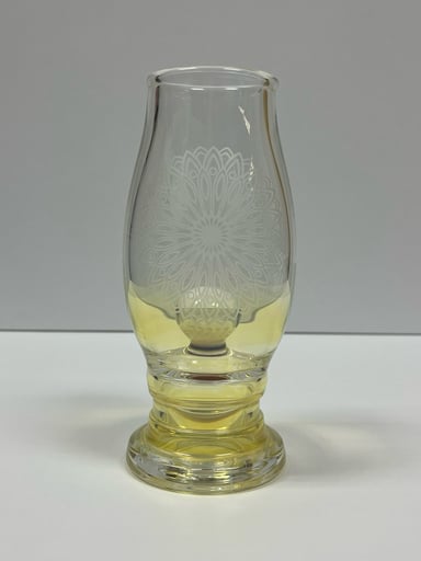 Preview pic of Justin Brinson or Little B Glass drinking cup or vessel with Floating Marble