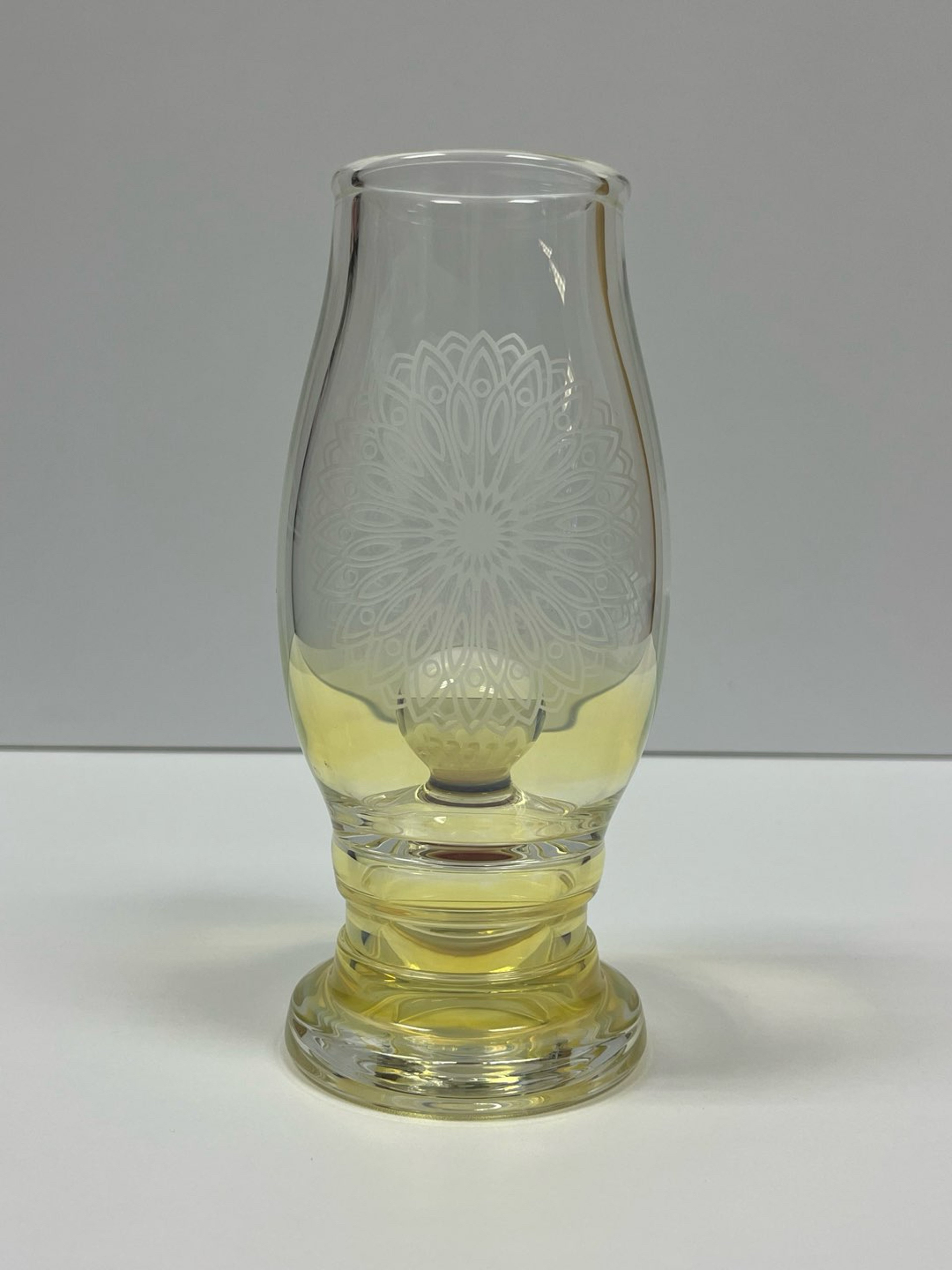Justin Brinson or Little B Glass drinking cup or vessel with Floating Marble image 0
