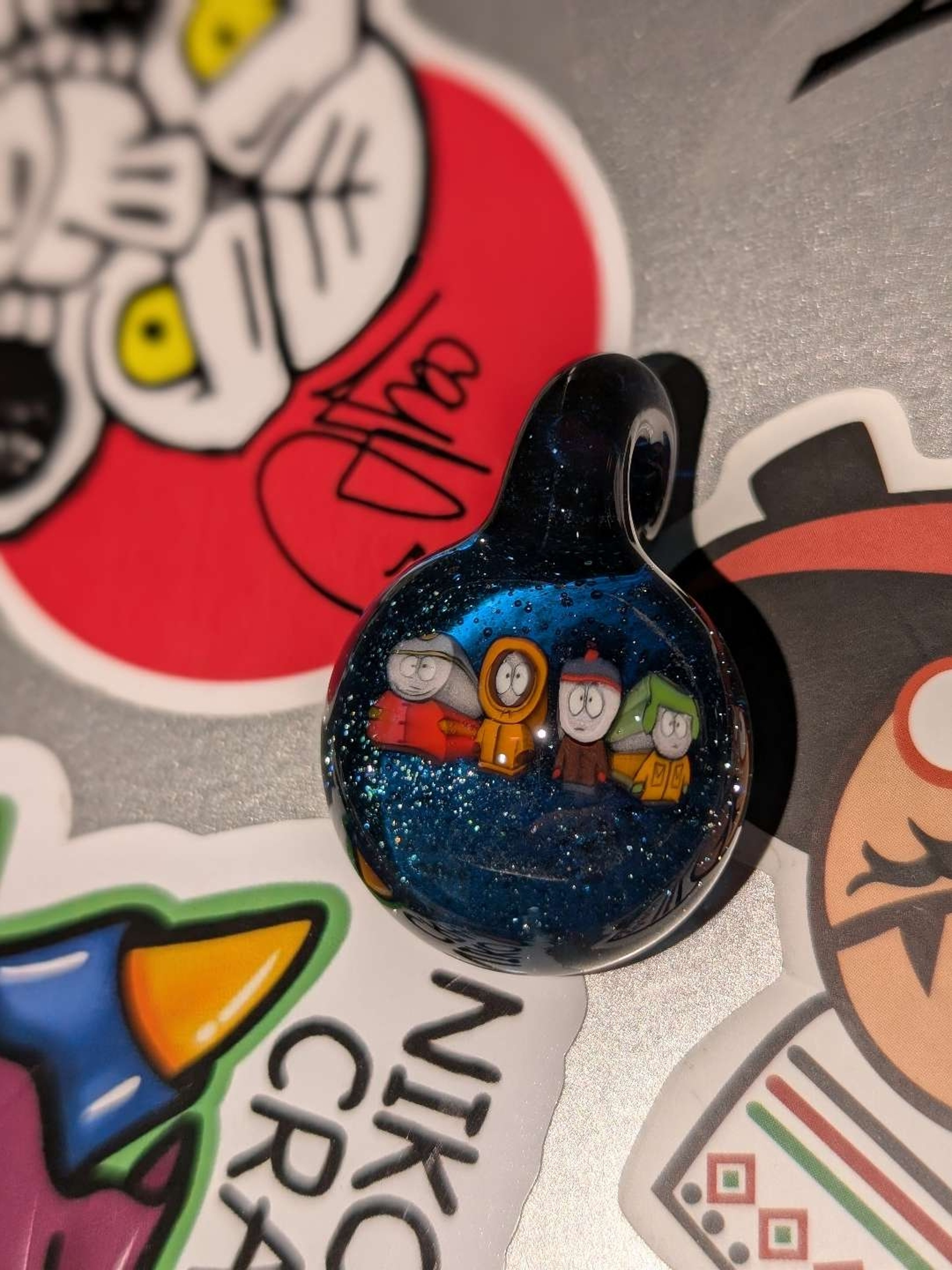 Preview pic of South Park main 4 milli/murrine pendant