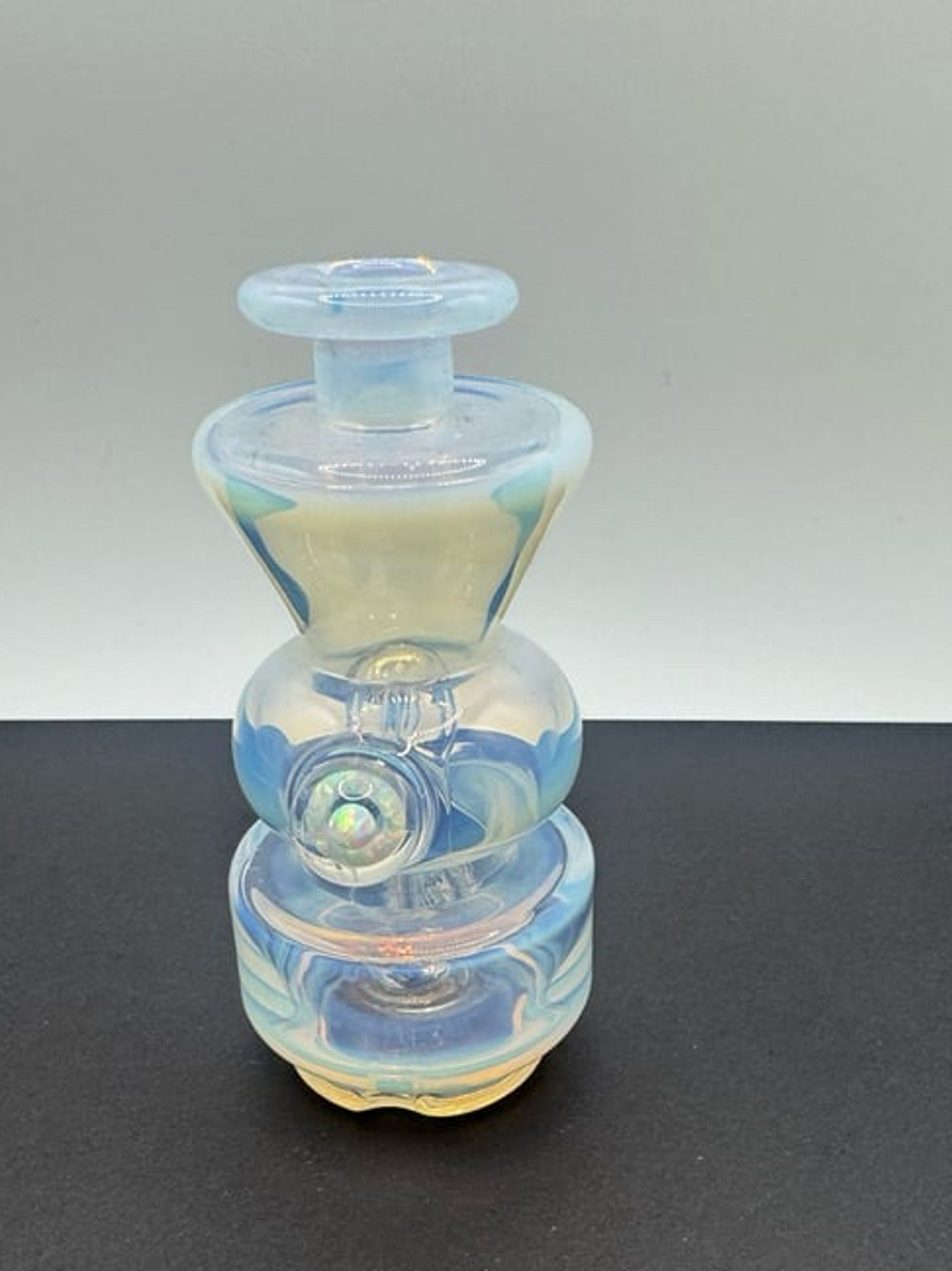 Preview pic of Ef Norris Full Size Puffco Attachment, Moonstone W Opal Stack! Trusted Seller!