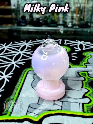 Preview pic of Zach Harrison - Bubble Carb Cap For Puffco & Carta (Milky Pink)