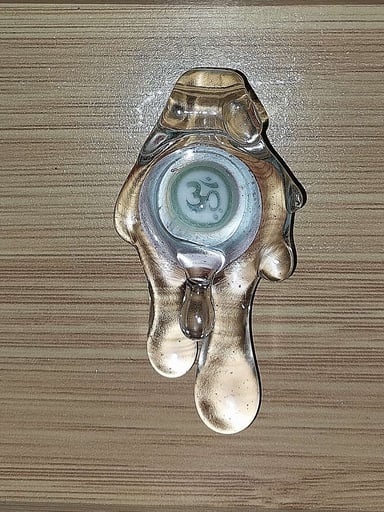 Preview pic of Clear Glass Drip Pendant