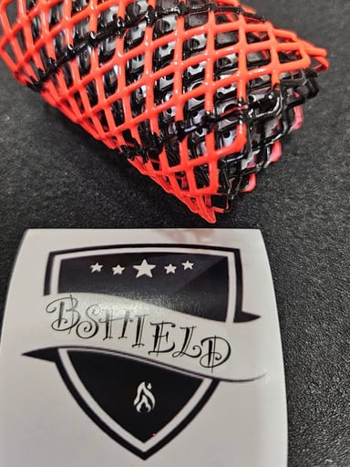 Preview pic of Red/Black Blast Shield