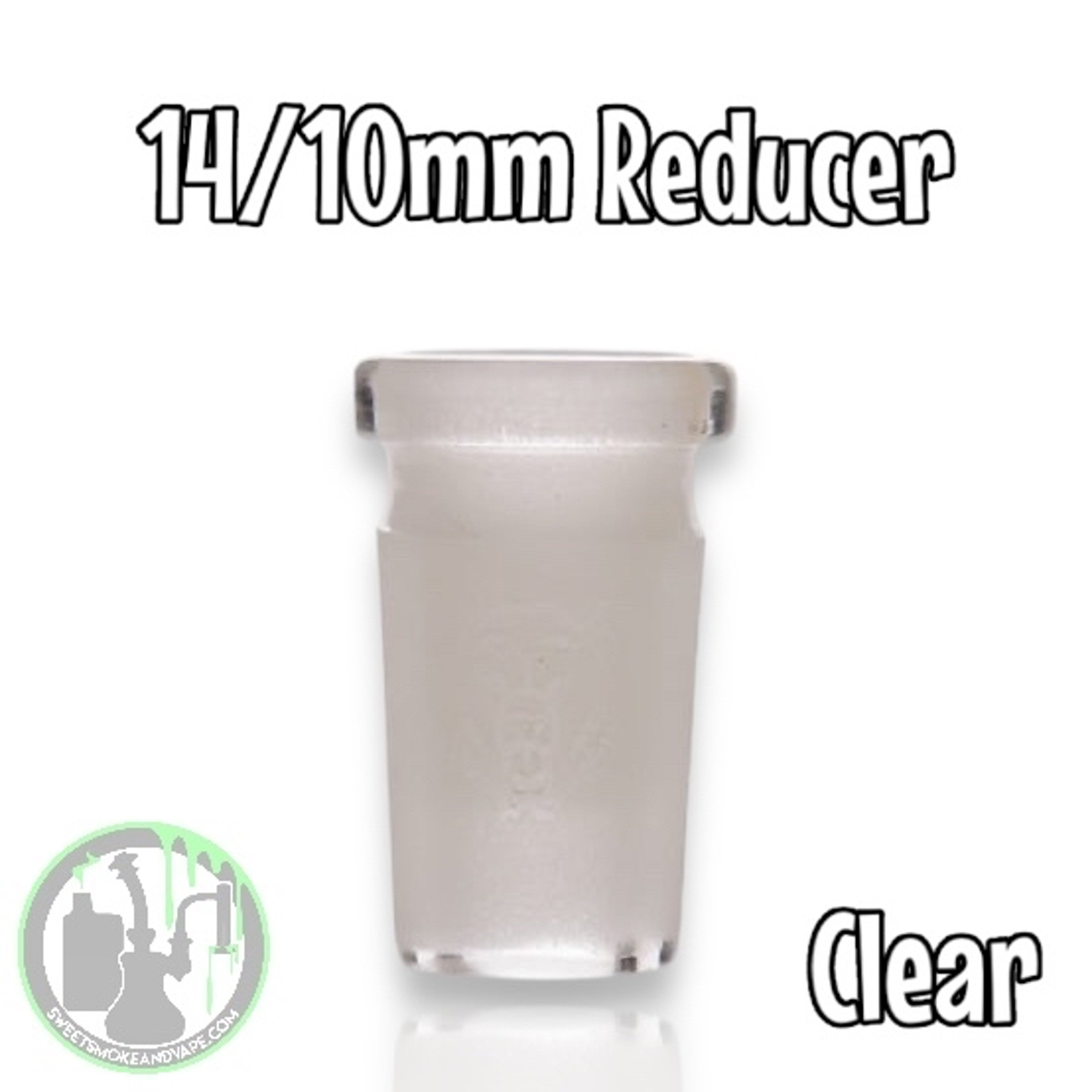 Preview pic of Bear Quartz - Adapter Reducer - 14mm To 10mm - Clear
