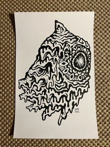 Preview pic of 11x17 2022 Original Ink by Diffabio