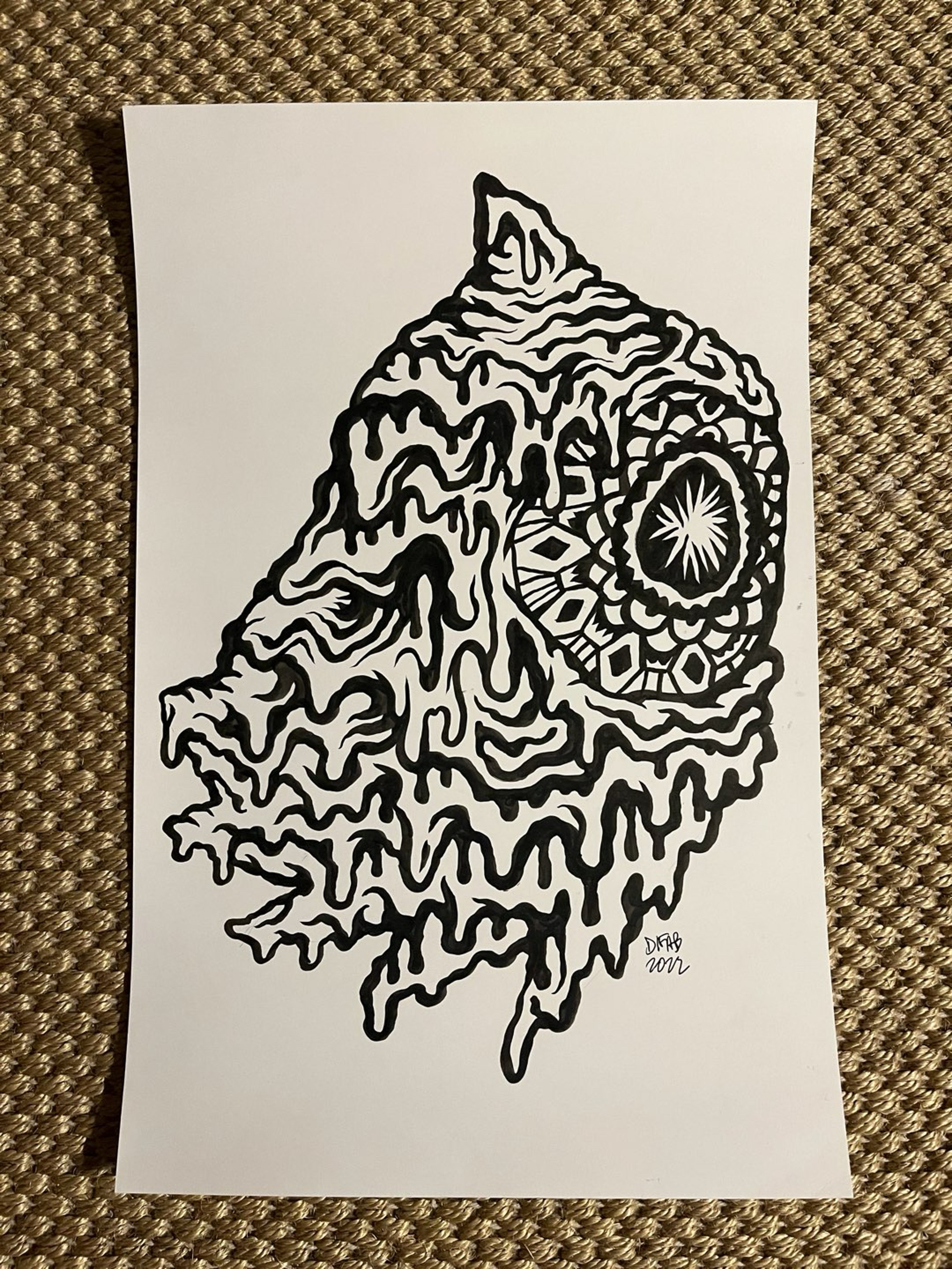 Preview pic of 11x17 2022 Original Ink by Diffabio