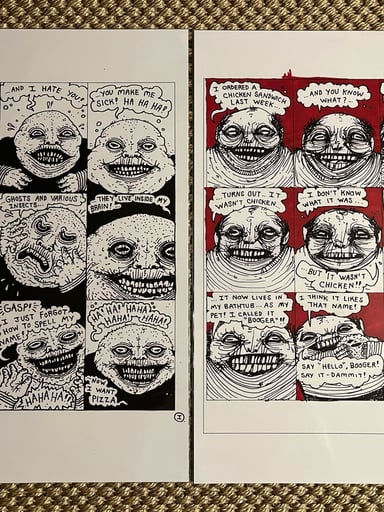 Preview pic of 11x17 Deadstock 2023 Comic Strip Prints by Orrin Taylor Art