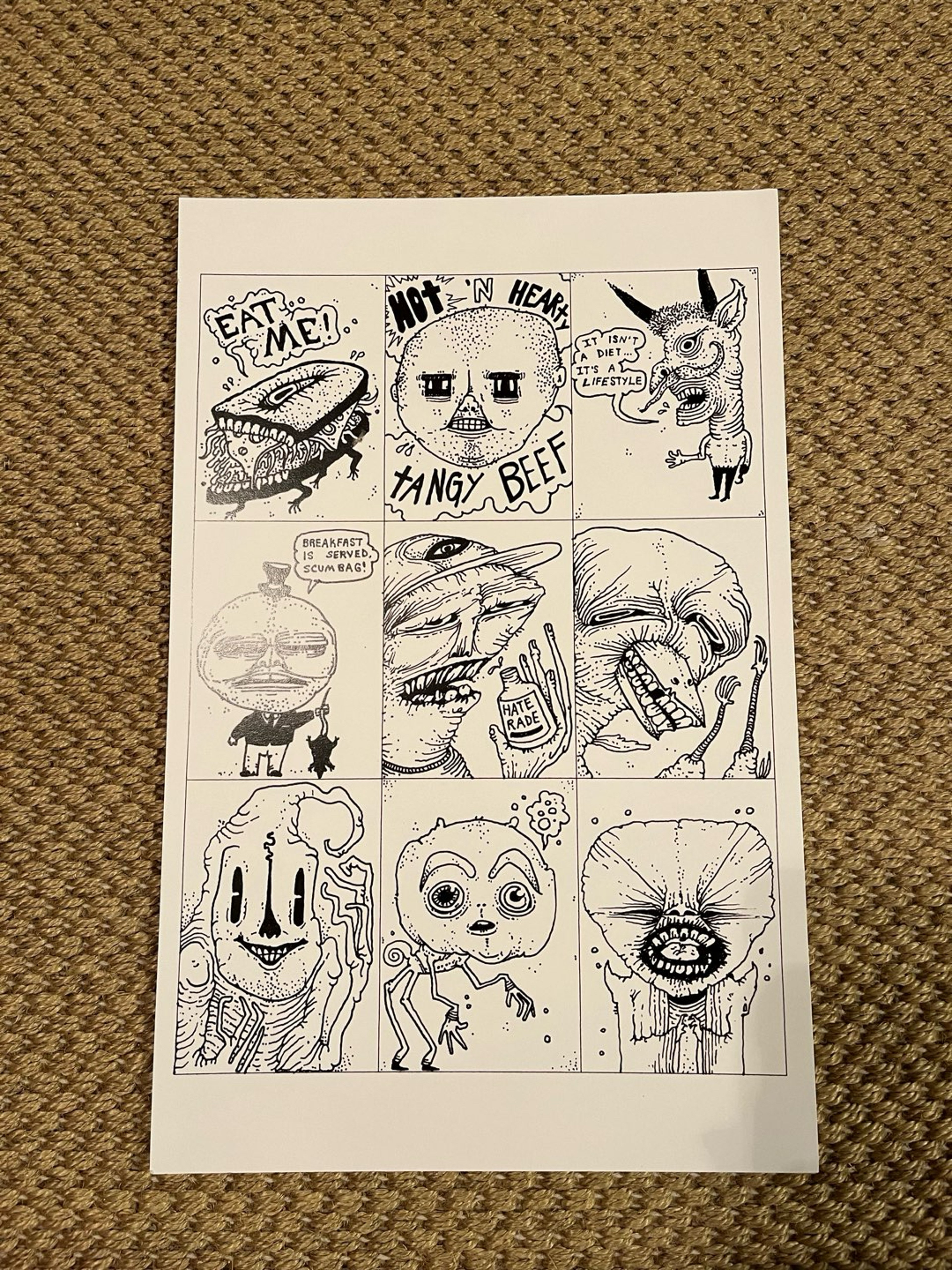 Preview pic of 11x17 Orrin Taylor Art 2022 Comic Panel Print