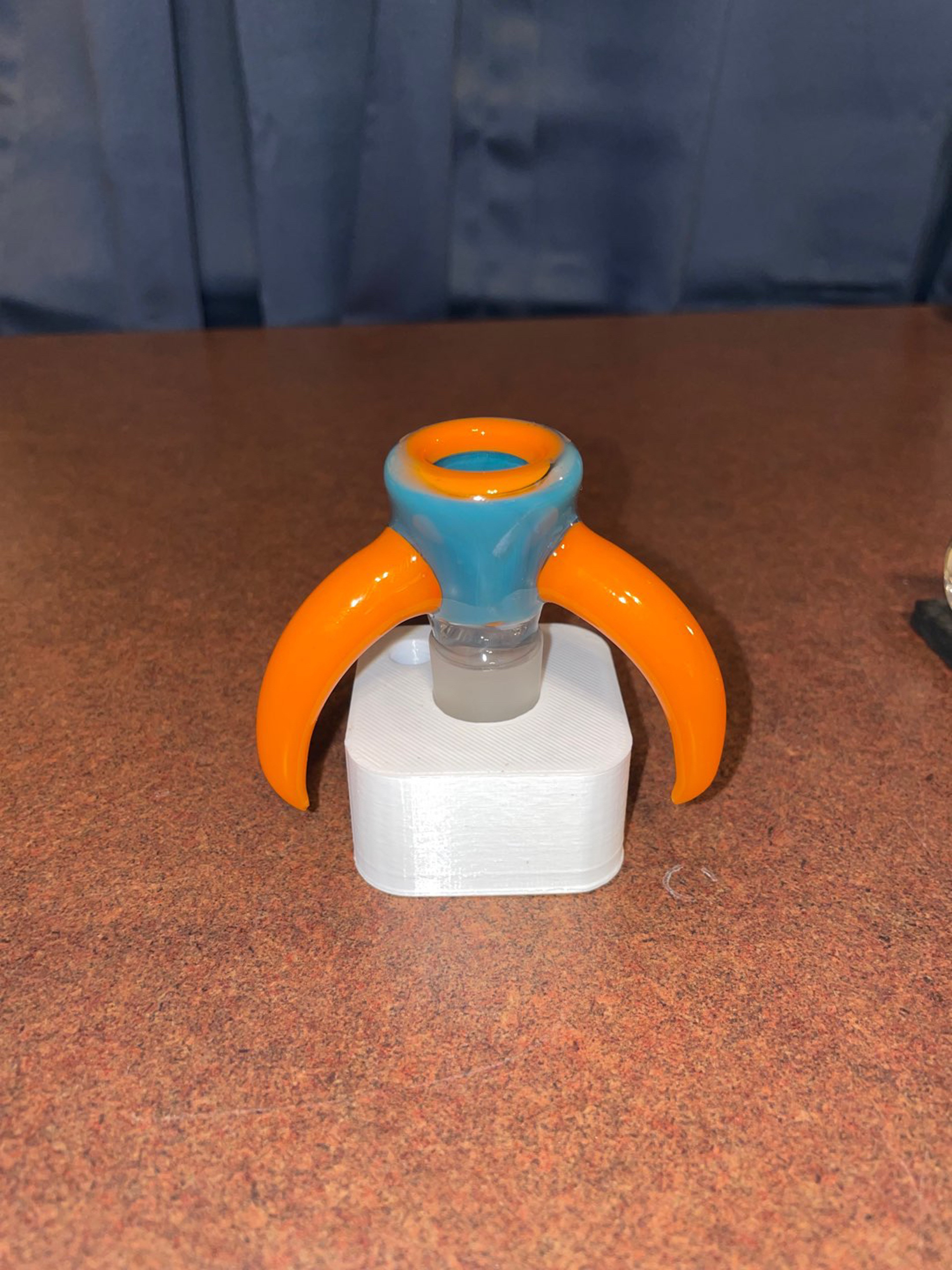 Preview pic of Glvssbon3s Lava/Opaque Aqua 18mm 4Hole