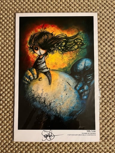 Preview pic of Rare 2010 Sean Dietrich le100 Print - “10,000 Echoes”