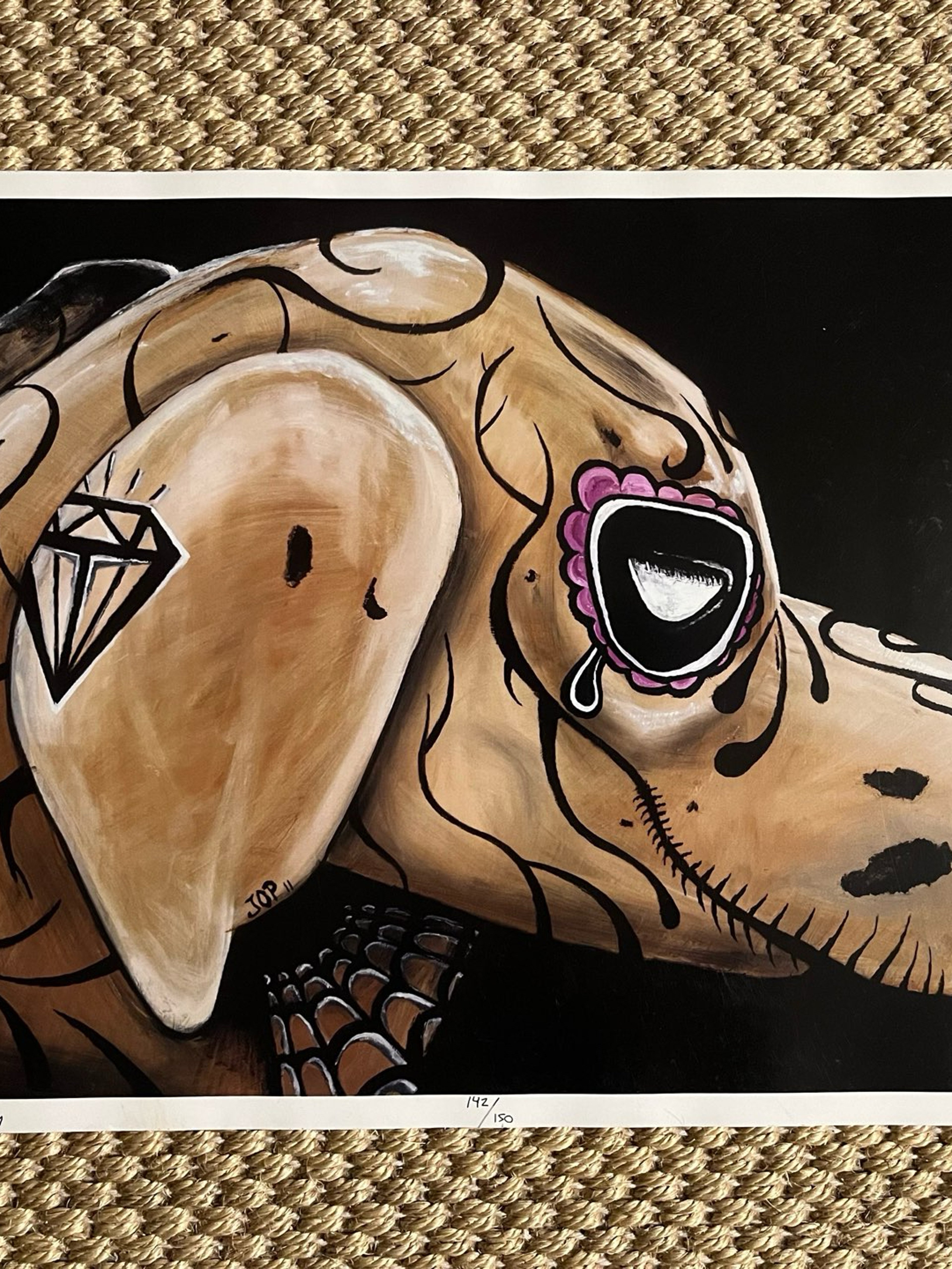 Preview pic of 12x18 2011 Lithograph le150 by JOP! (Joshua Opendaker)
