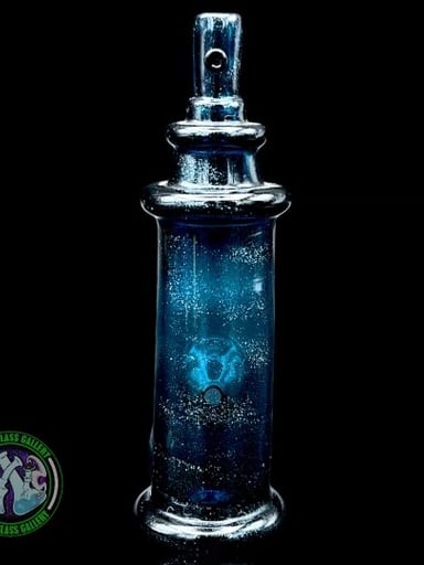 Preview pic of Rone Glass - Dry Pipe #1 - Spray Can (Blue Stardust)