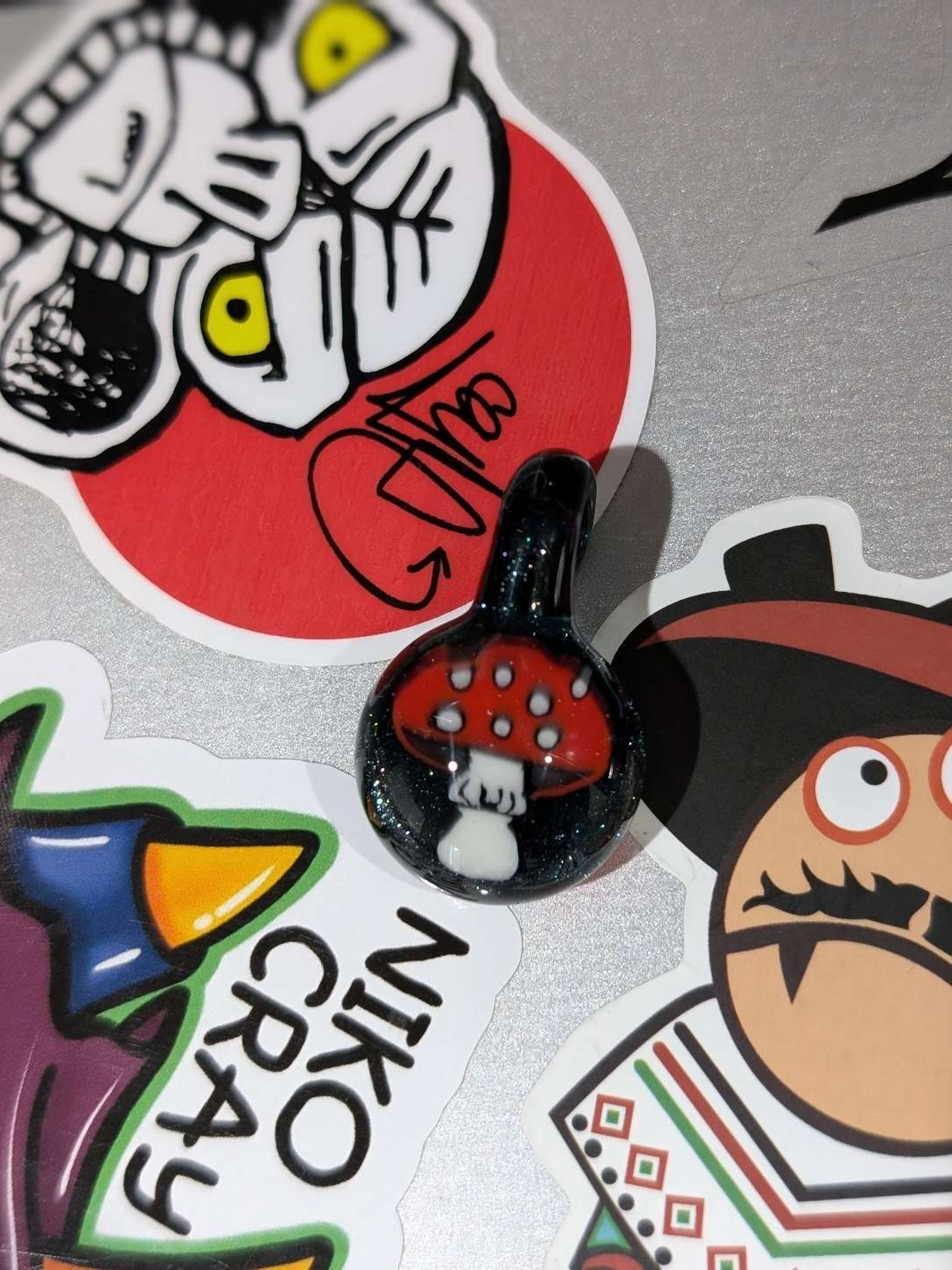 Preview pic of Mushroom 🍄 milli/murrine pendant