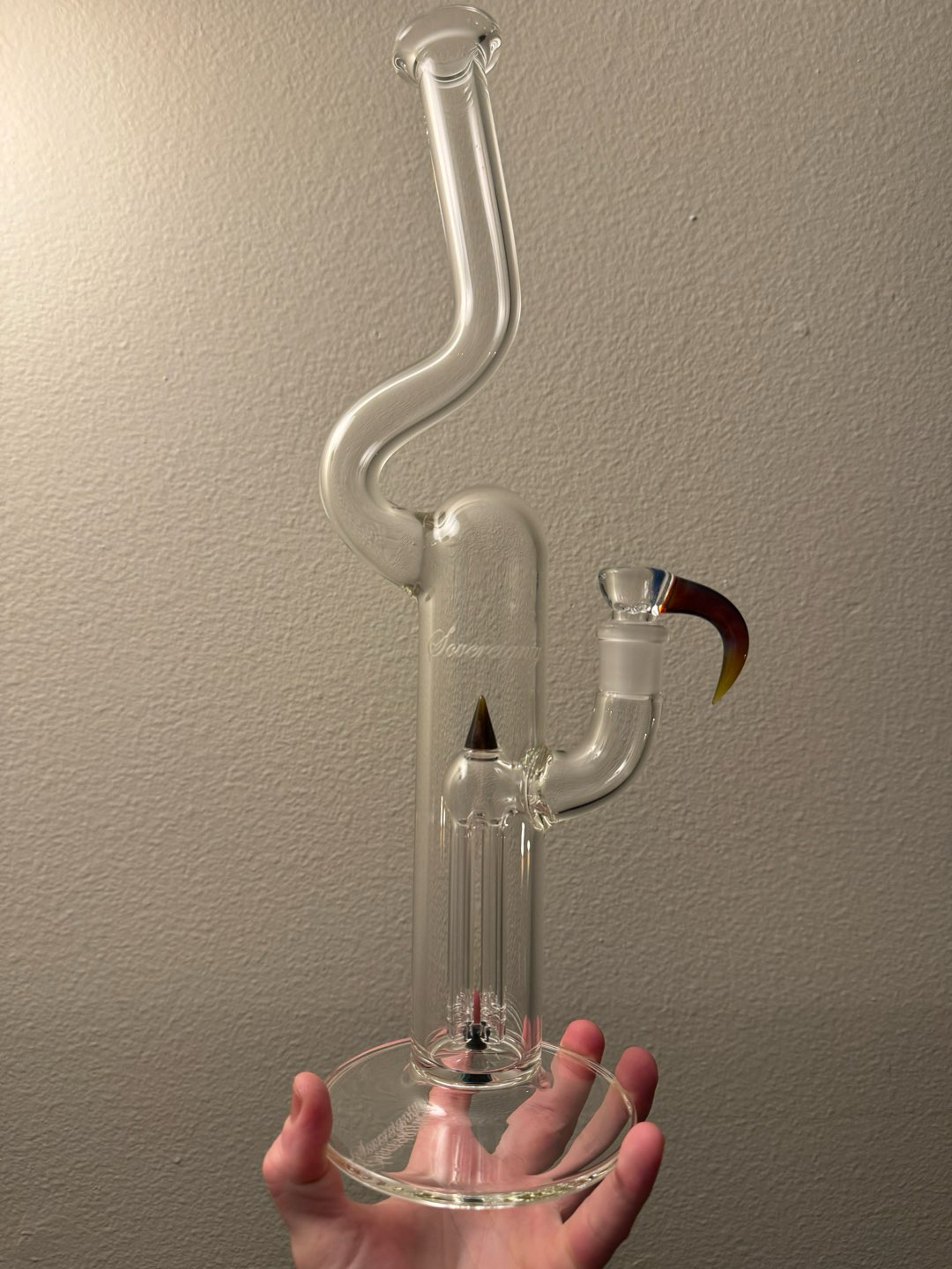 Preview pic of Fixed 4 Natty Neck Queen in Blue Stardust over Amber Purple