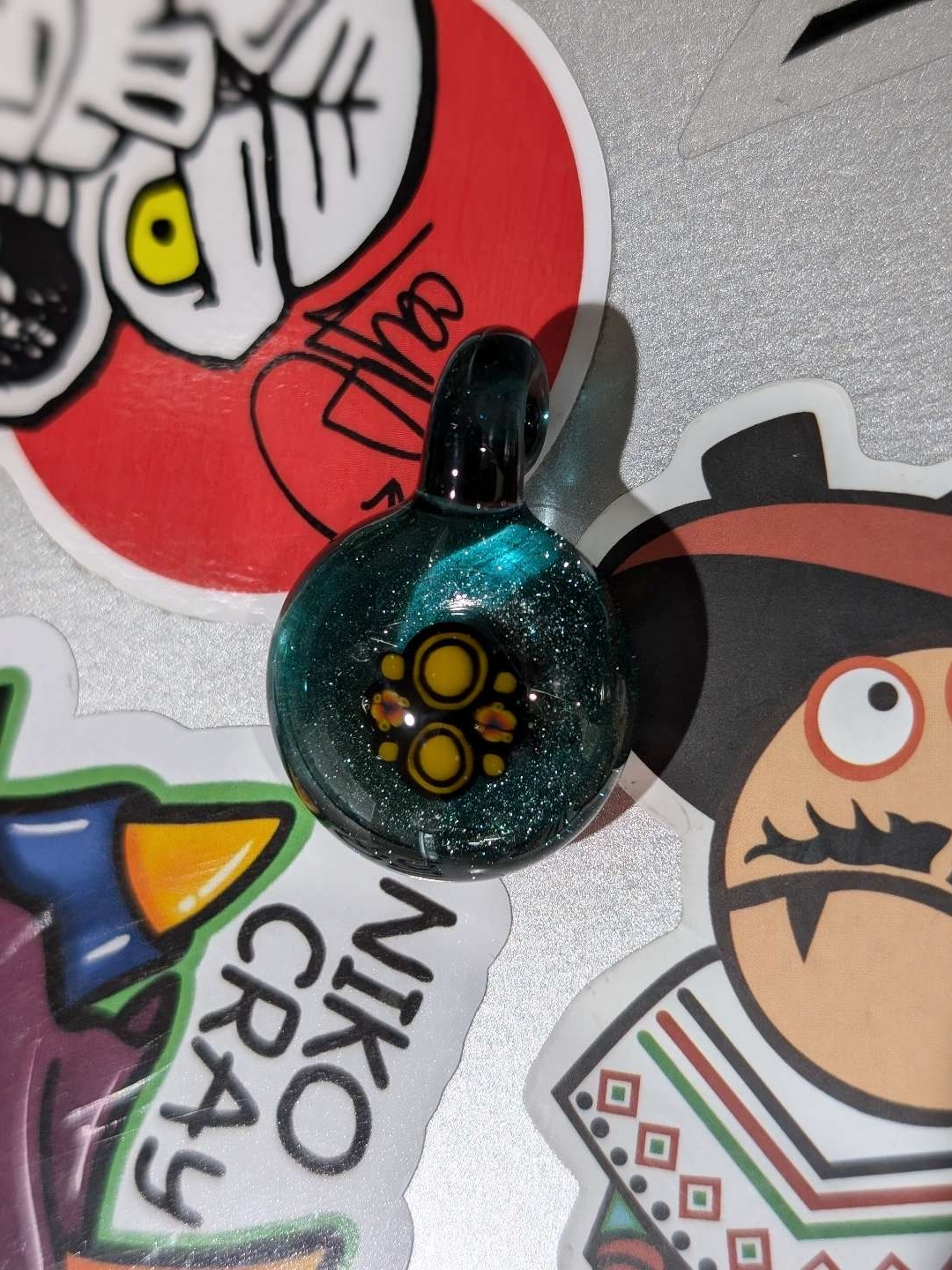 Preview pic of Cluster milli/murrine pendant