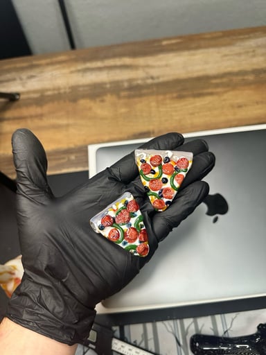 Preview pic of Hollow Crust Pizza Slice Pendents!