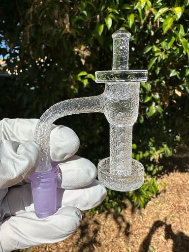 Preview pic of Etched Terp Slurper Set & Adapter