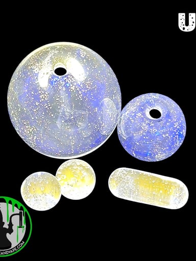 Preview pic of Daniel's Glass Art - 5 Piece Slurper Set (Nova UV)