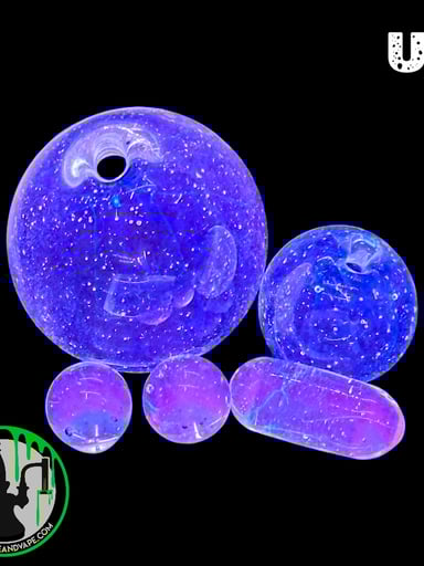 Preview pic of Daniel's Glass Art - 5 Piece Slurper Set (UV)