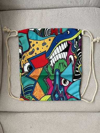 Preview pic of “Coogi Drippin” Cinch Bag - Baggie Fresh - by Aaron Brooks (abrooksart)