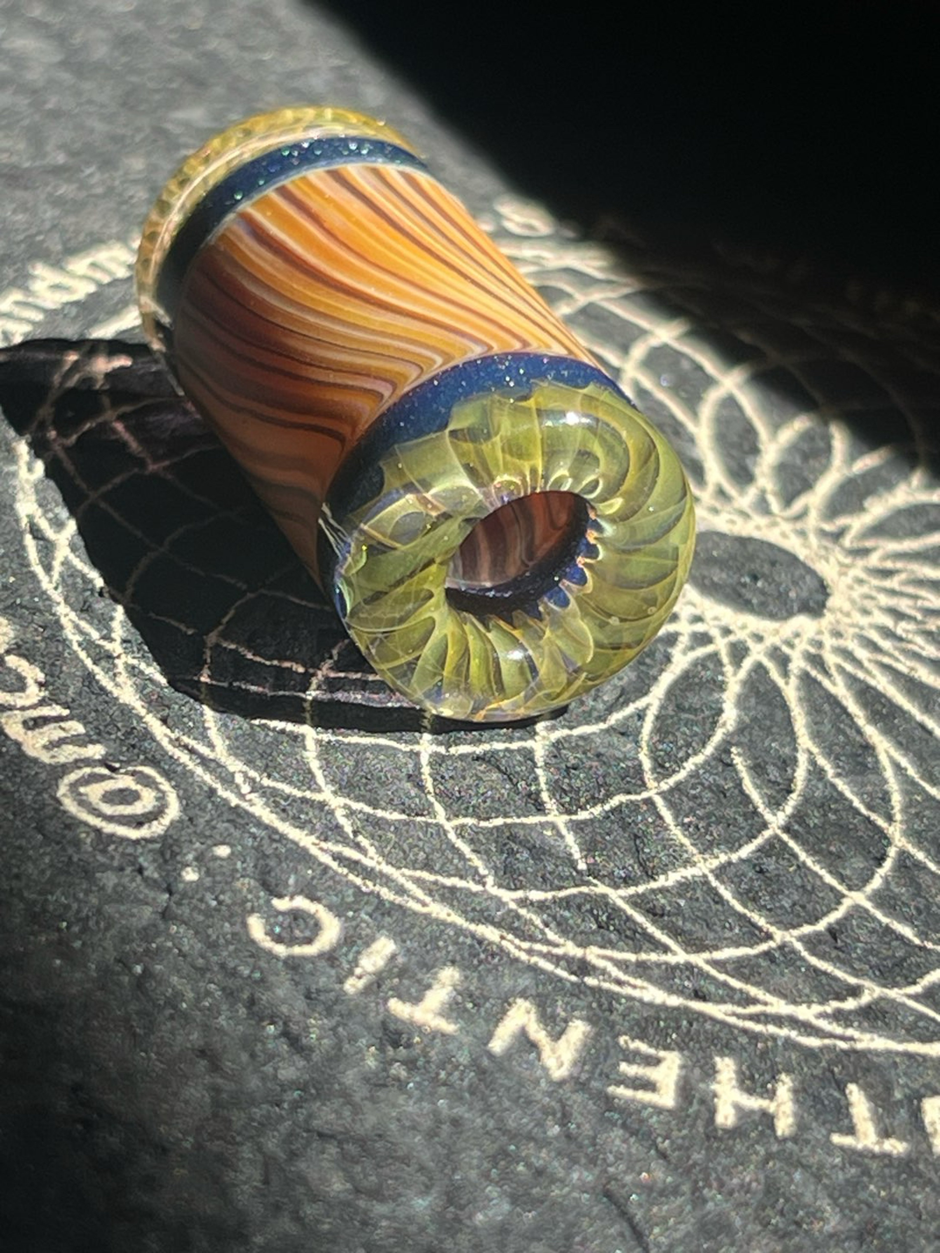 Preview pic of Stormin Normin Pendant Bead Woodgrain Fume Opal Norm